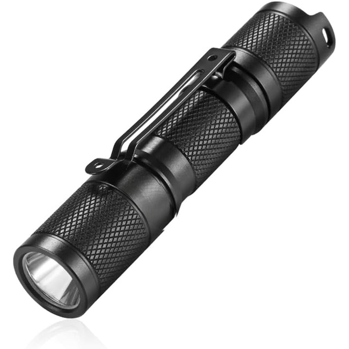 LIUSXAQI  2 Pack EDC Flashlight 900 Lumens Pocket-Sized Keychain Light with 5 Modes IP68 Waterproof LED Torch for Camping Hiking Emergency