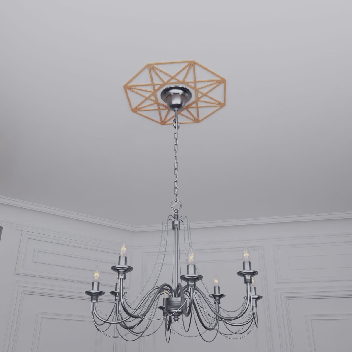 Ekena Millwork CMWP36X36X0375GDAL Ceiling-Medallions - View #11