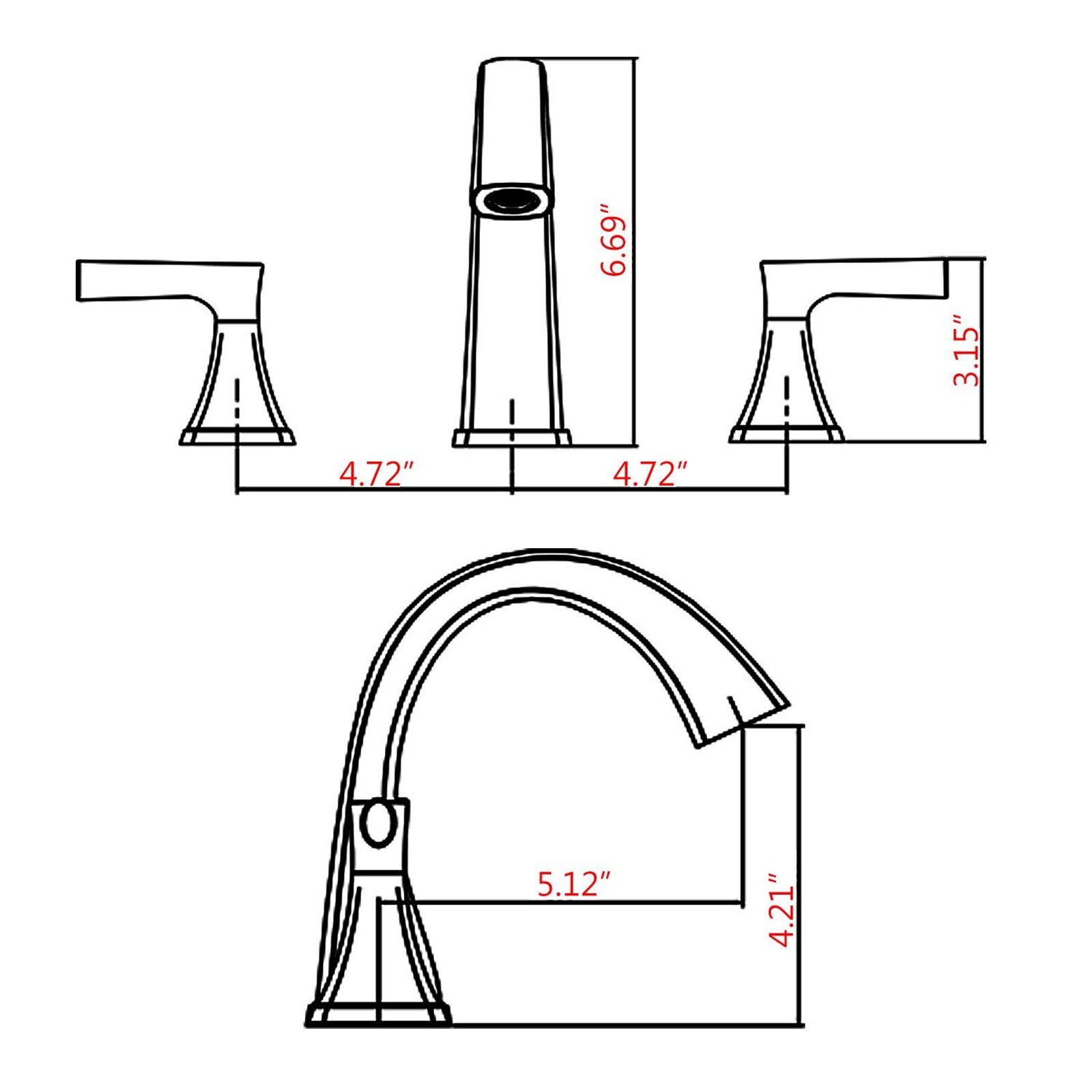 UCLIMAA UCB0312MB Lavatory-Faucets - View #7