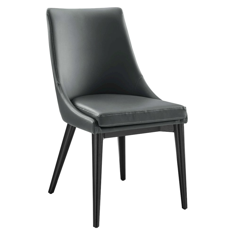 Modway EEI-2226-GRY Viscount Vegan Leather Dining Chair