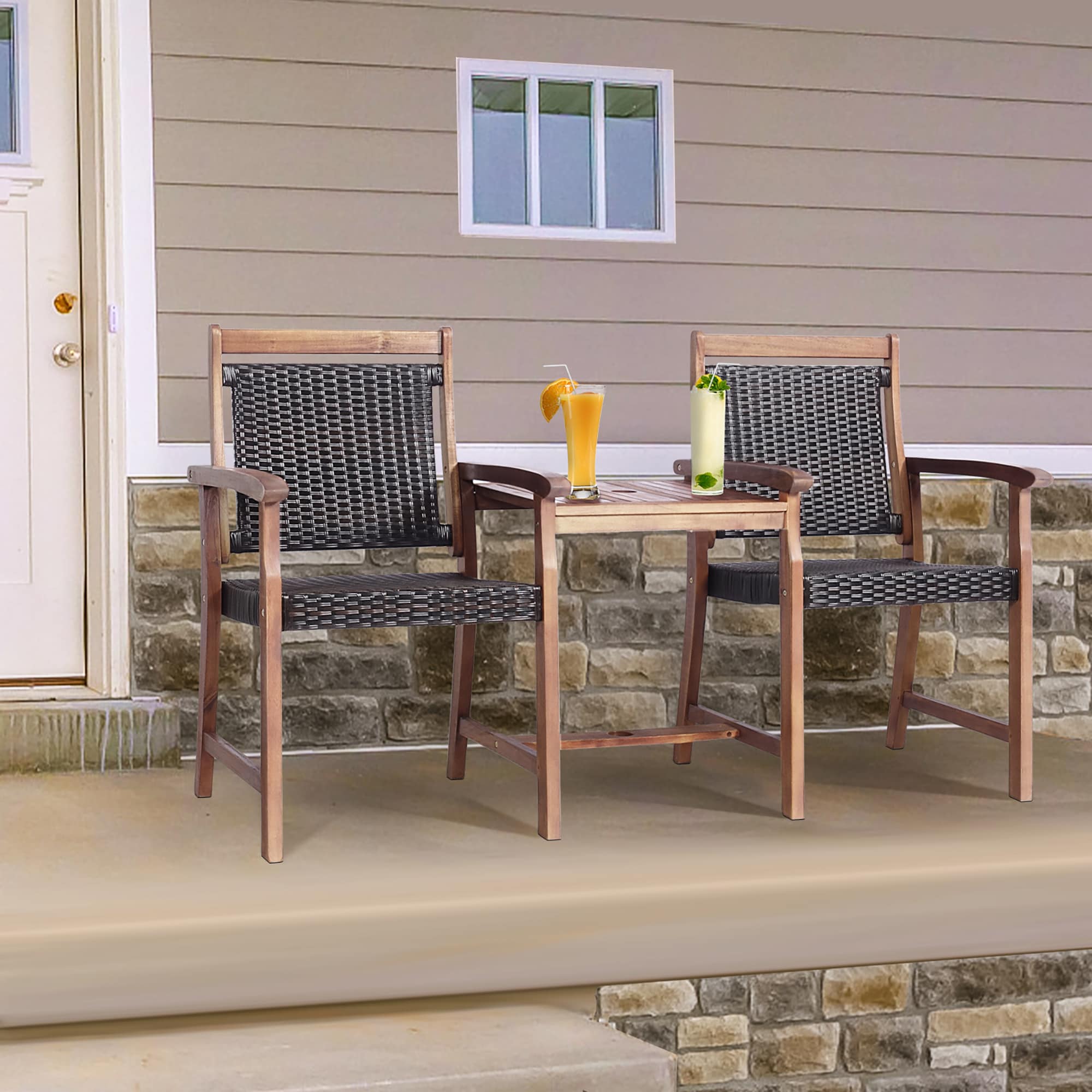 Forclover ALLC-15BK Patio-Conversation-Sets - View #3