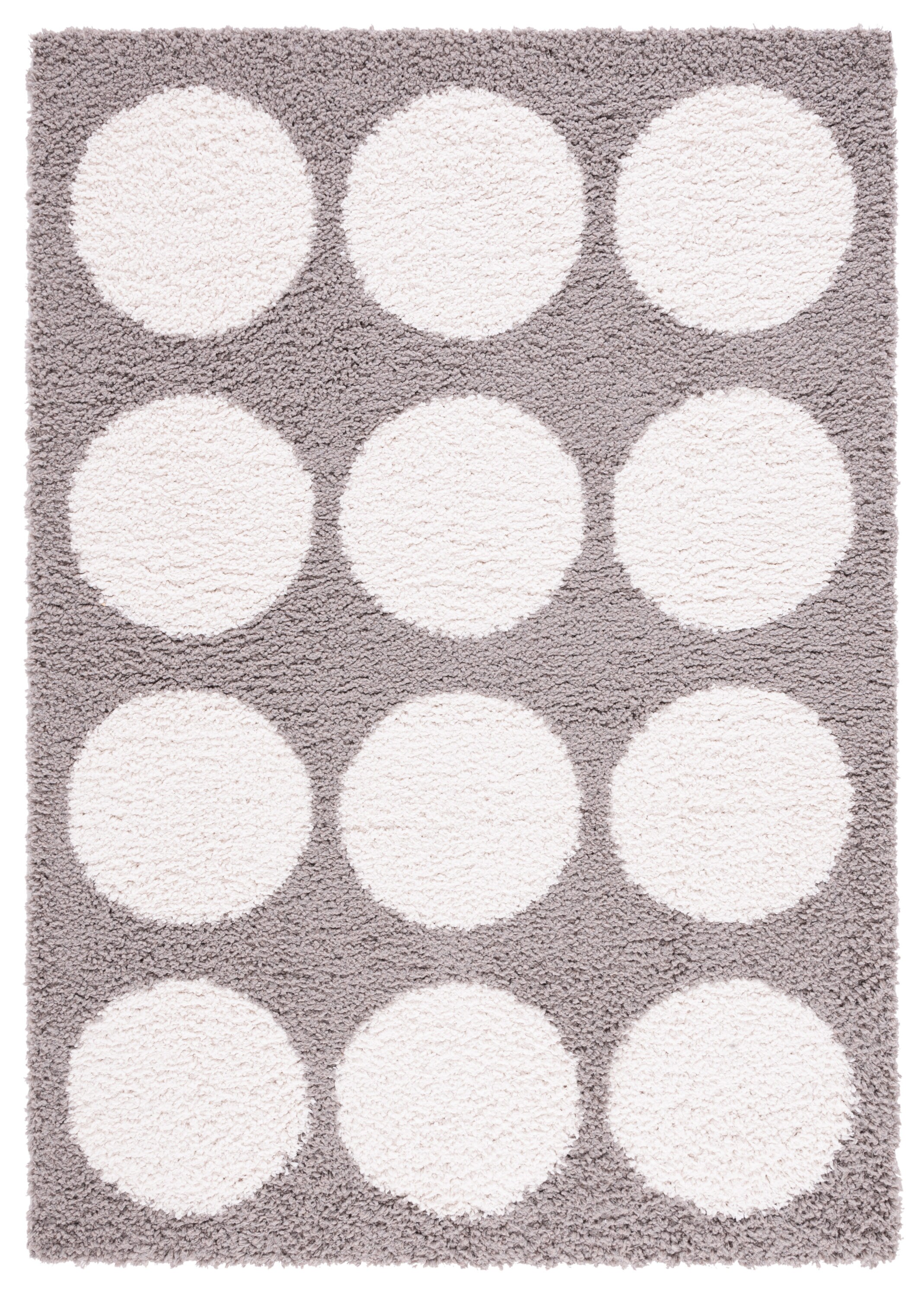 Safavieh CLC120F-8 8 x 10 (ft) Loomed Gray/Ivory Rectangular Indoor Abstract Mid-Century Modern Area rug