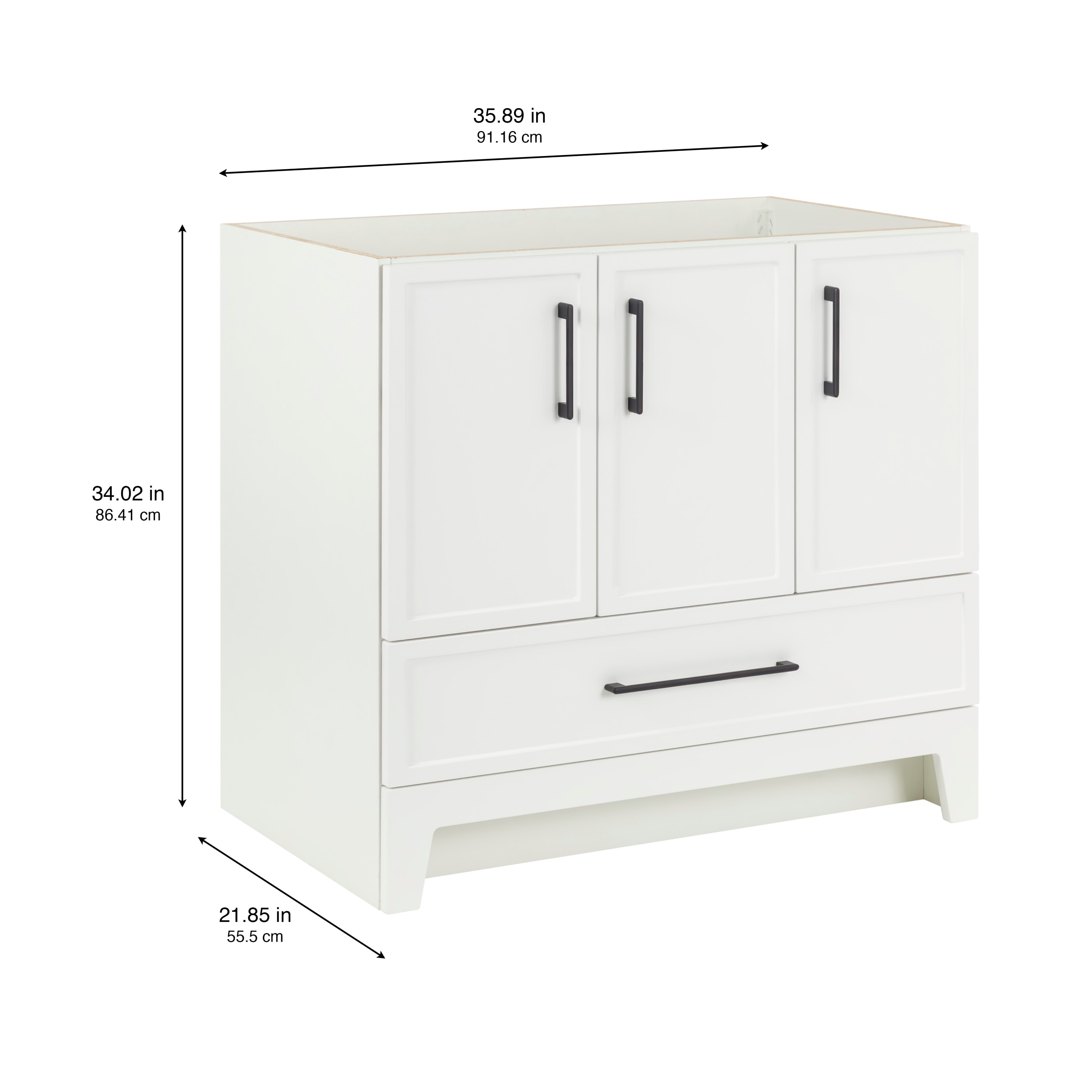 Style Selections ME36P1-WH vanities - View #4