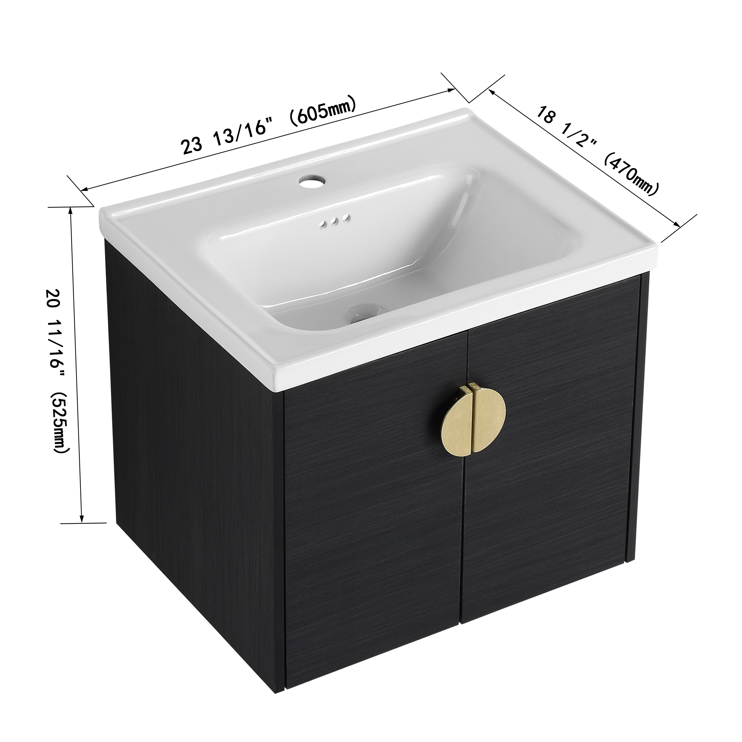 WELLFOR GLEM-S00018 Bath-Vanity-Combo - View #5