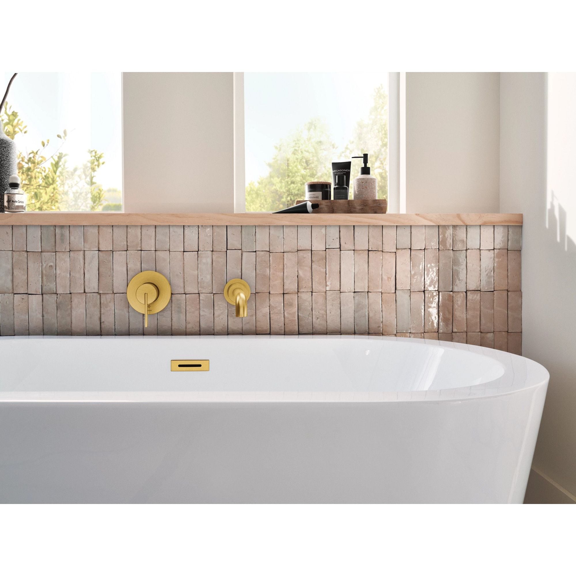 Moen WT6221BG Roman-Tub-Faucets - View #2