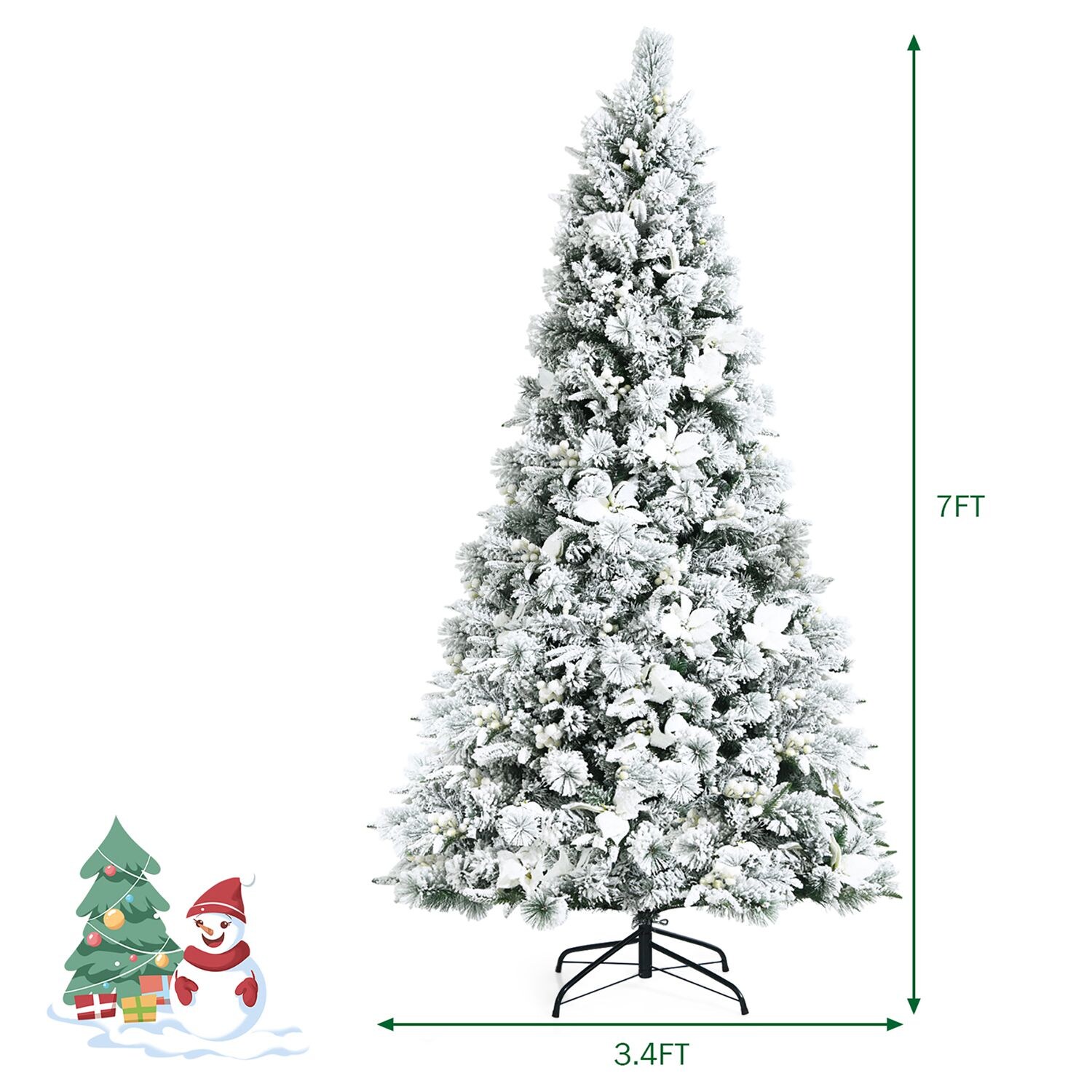 Costway CSHY001526 Artificial-Christmas-Trees - View #5