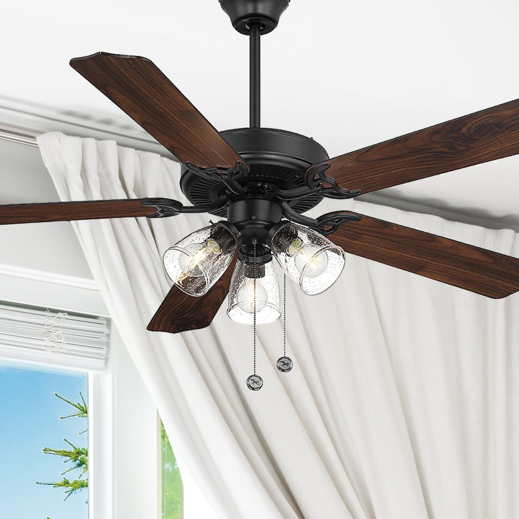 Meridian Lite Trends M2022MBKRV Ceiling-Fans - View #7