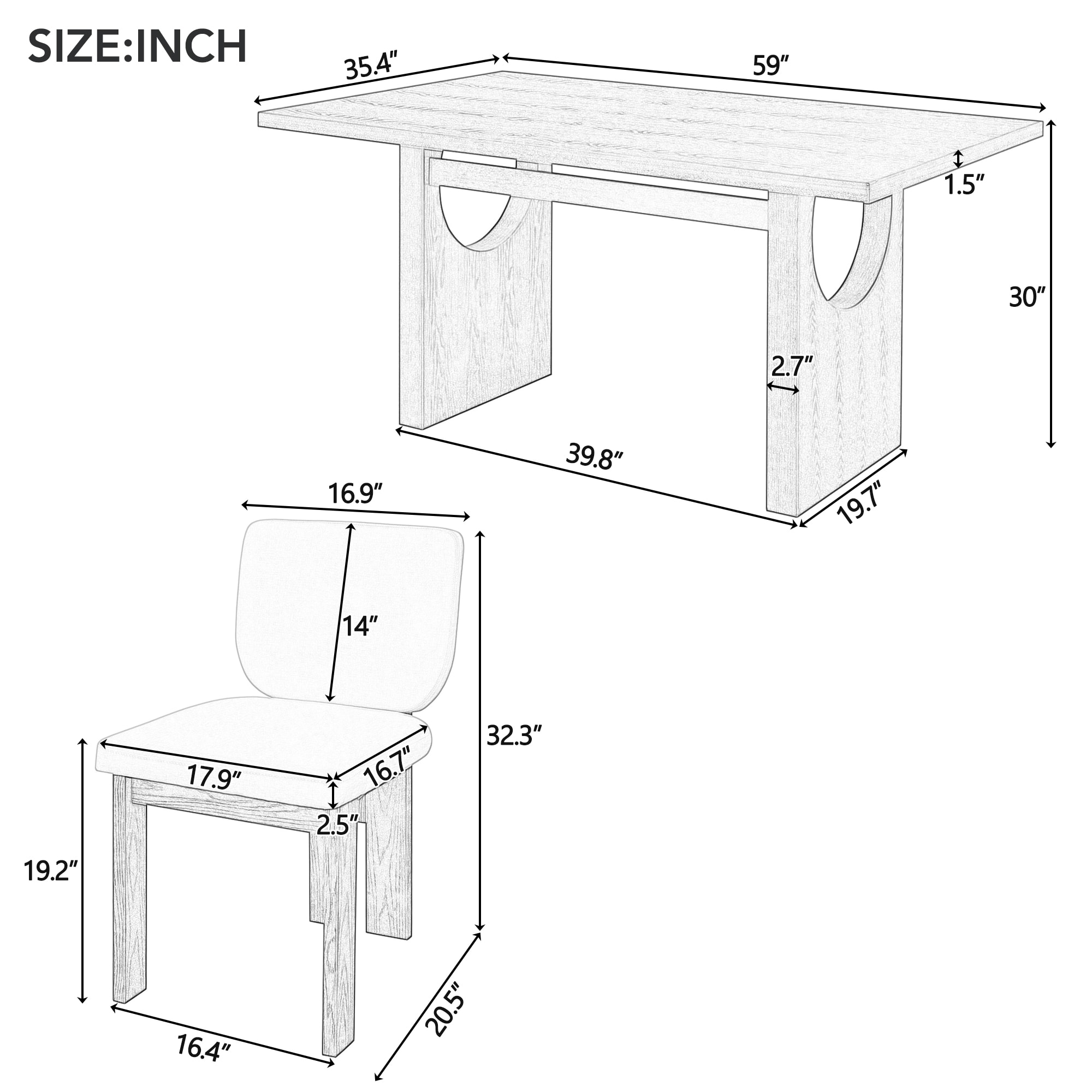 Siavonce XH33AAE Dining-Sets - View #10
