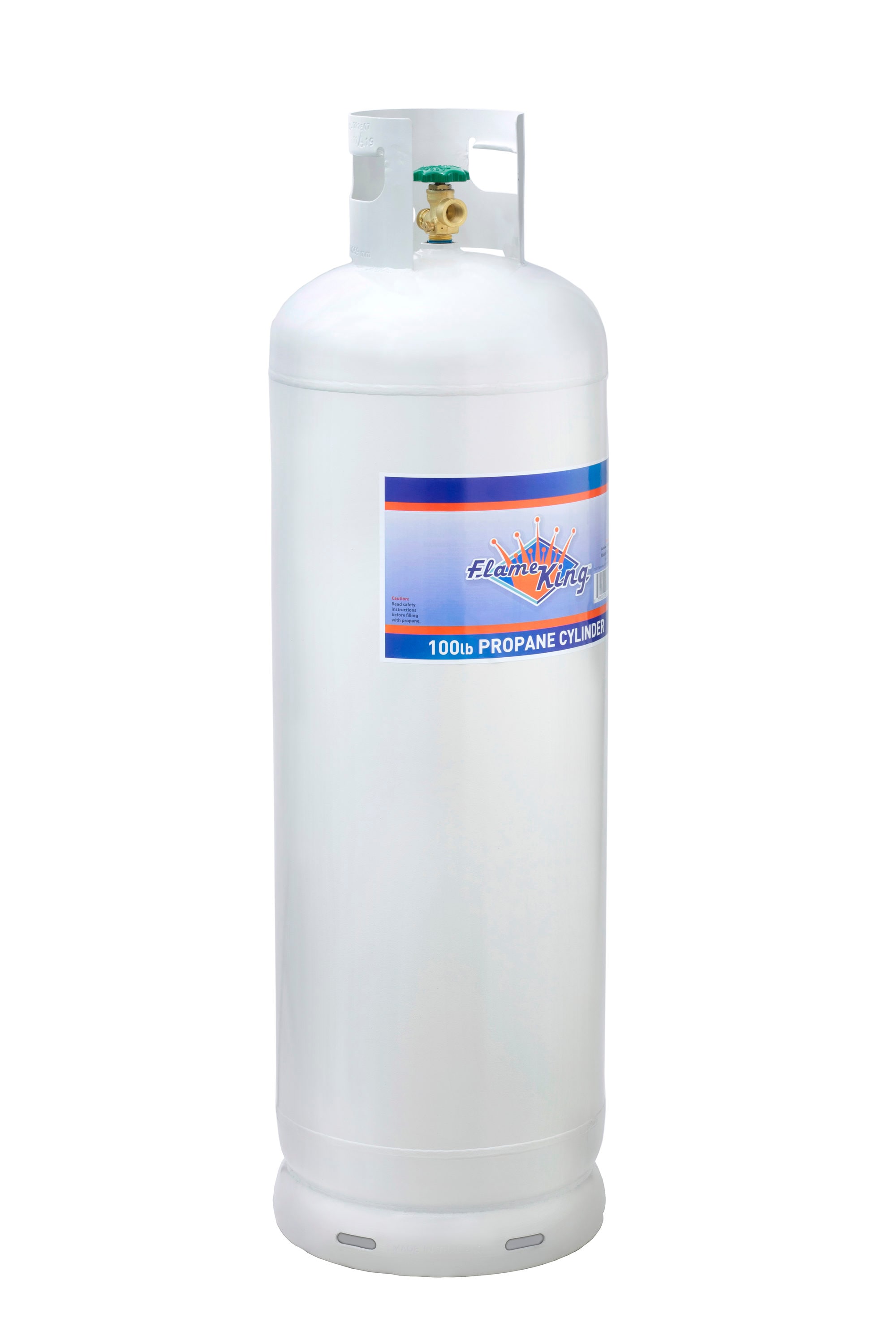 Flame King Eco Friendly 1/4-lb Empty Refillable Propane Cylinder