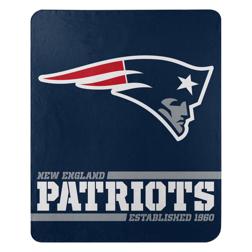 The Northwest Company New England Patriots NFL 031 Split Wide Fleece ...