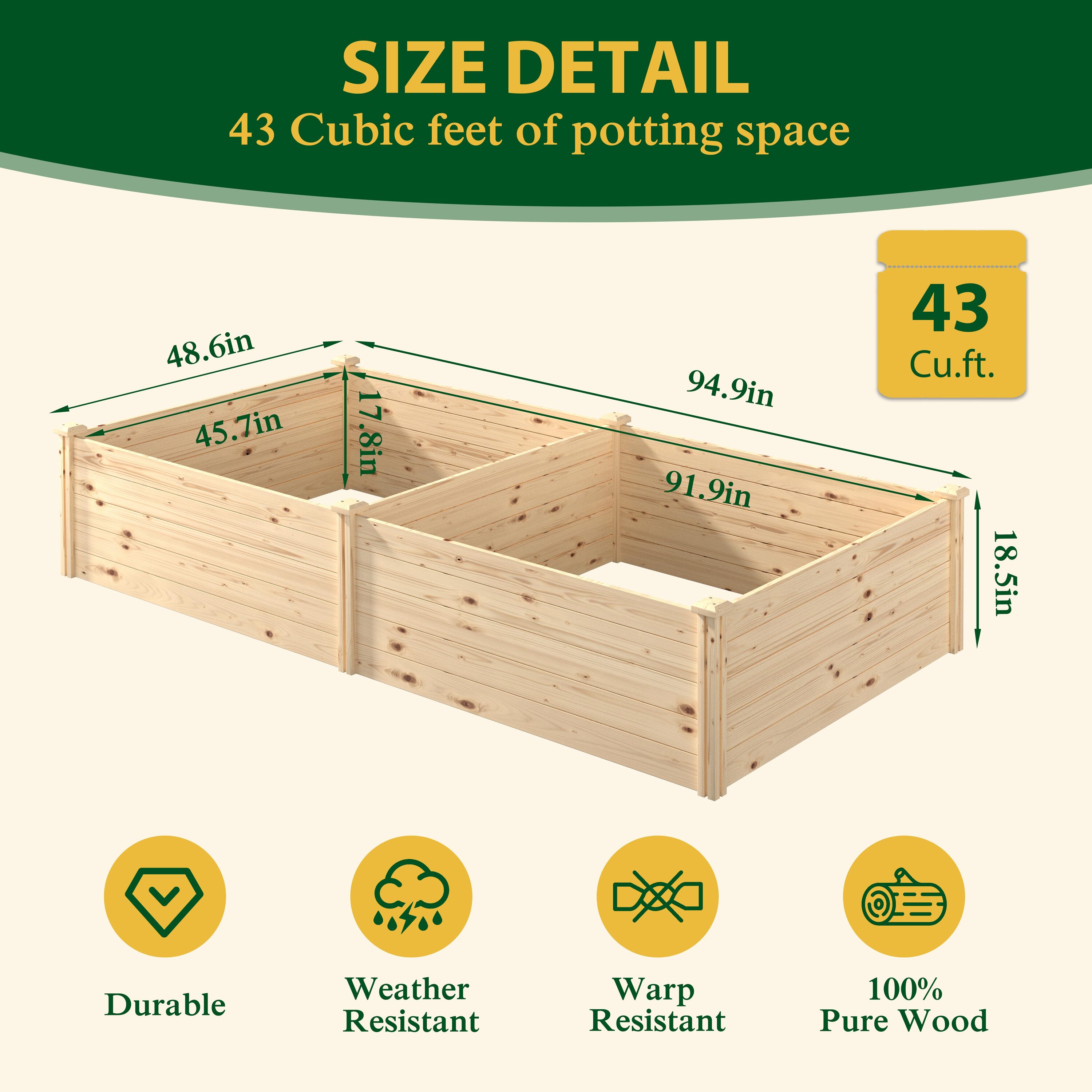 VEIKOUS PG0102-06GY-8 Raised-Garden-Beds - View #8