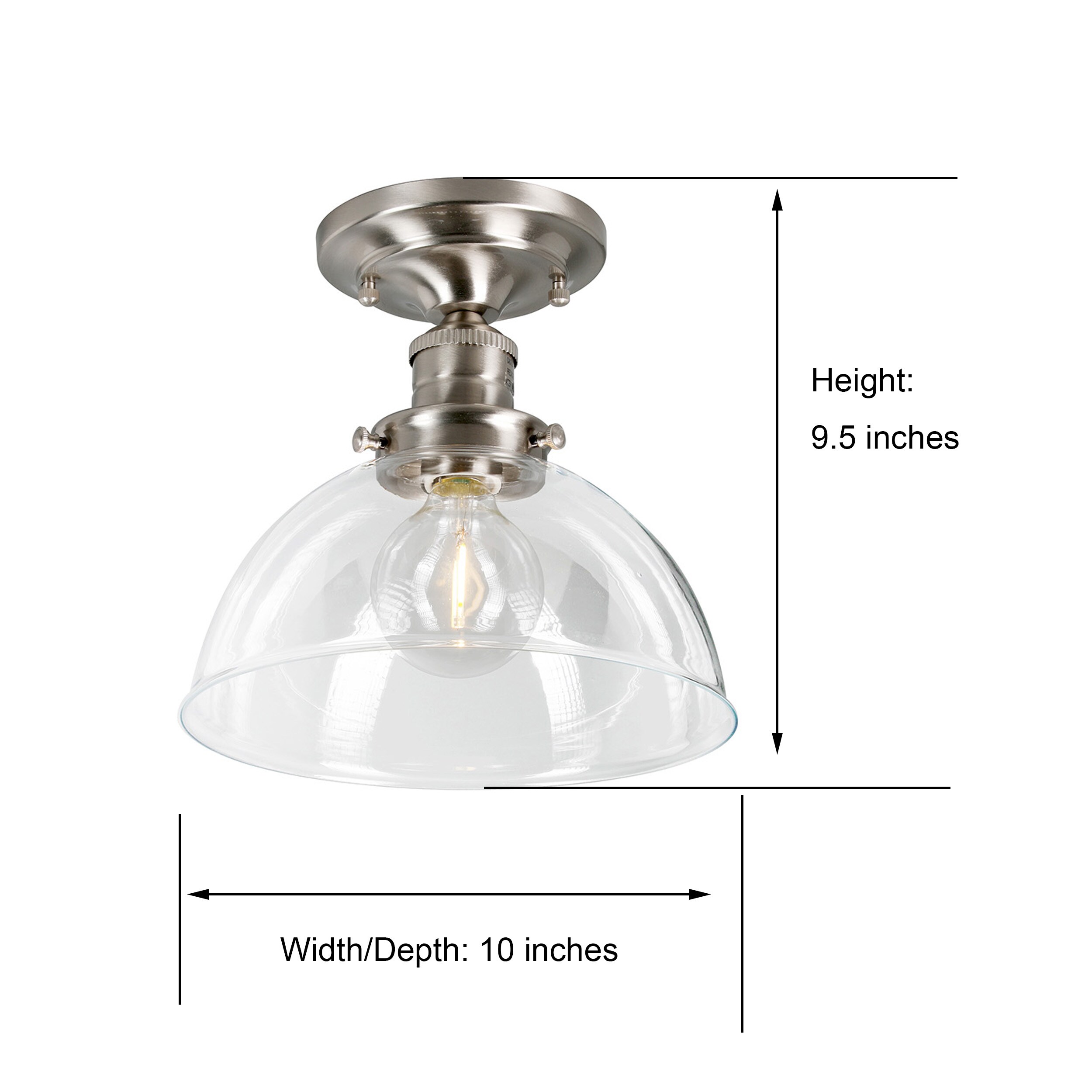 allen + roth KLH8001AX-01 BN flushmounts - View #8