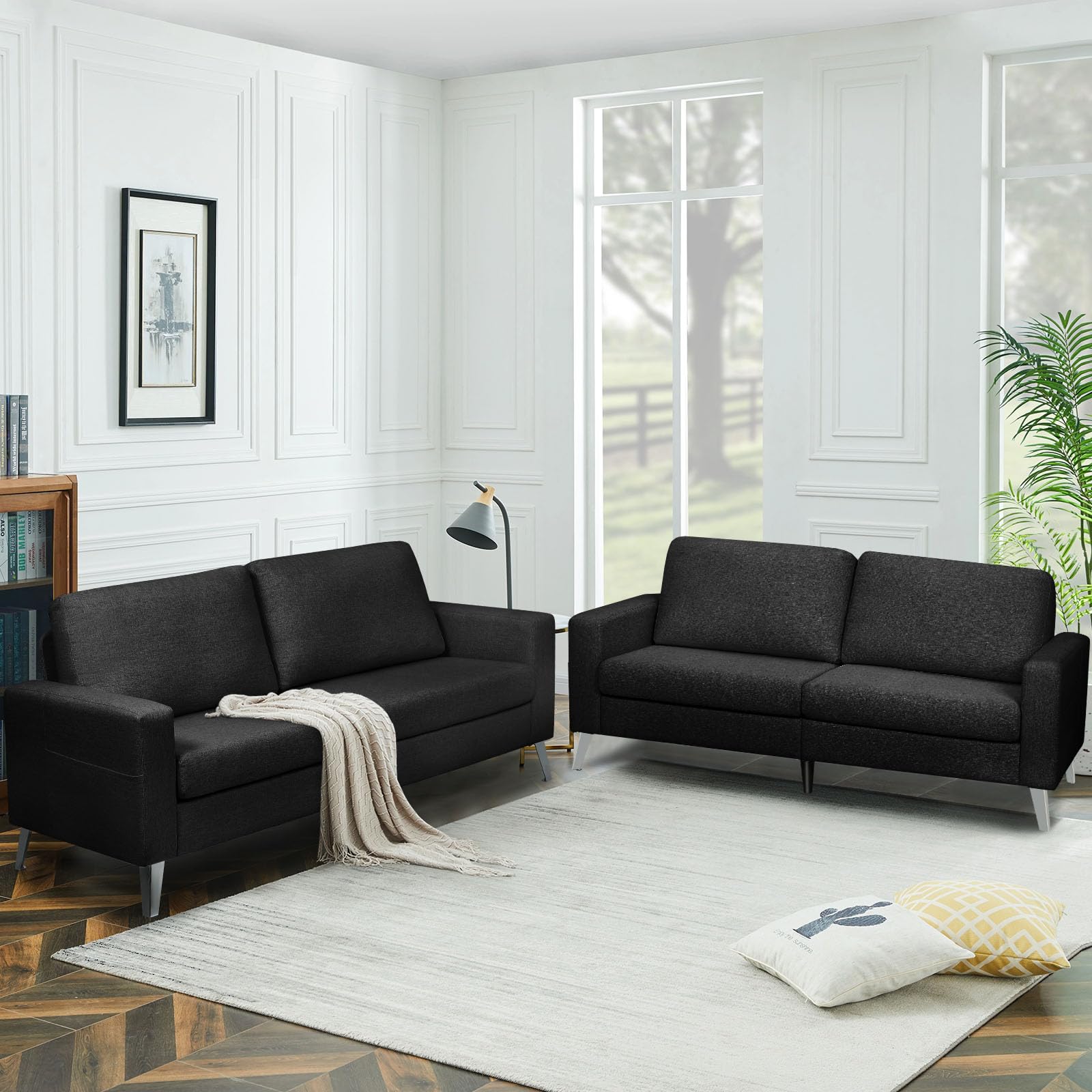 AECOJOY 13136BK-LS01 Sofas-Loveseats - View #5