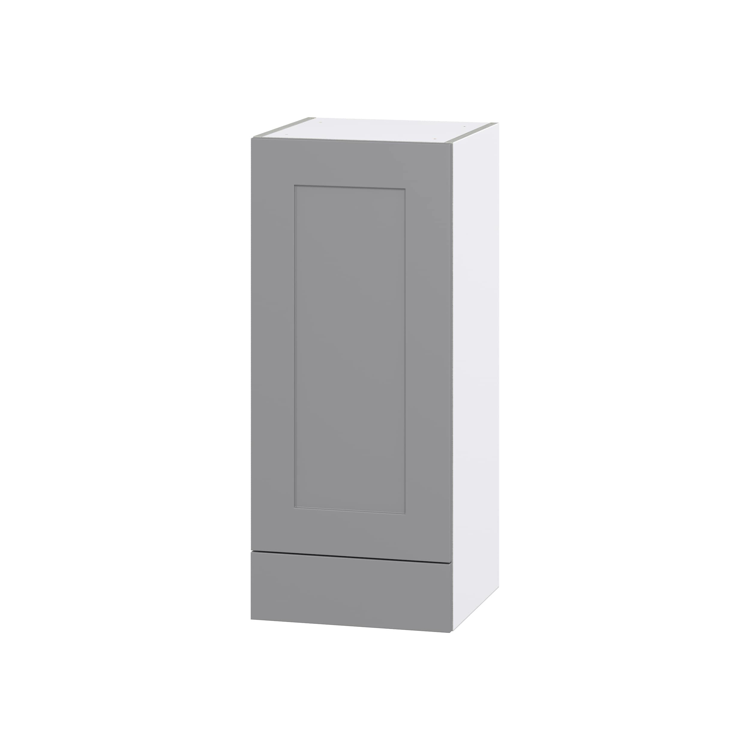Hugo&Borg DSW1535A(L/R)-BM Beaumont 15-in W x 35-in H x 14-in D Slate Gray Wall Fully assembled Cabinet (Flat Panel Shaker)