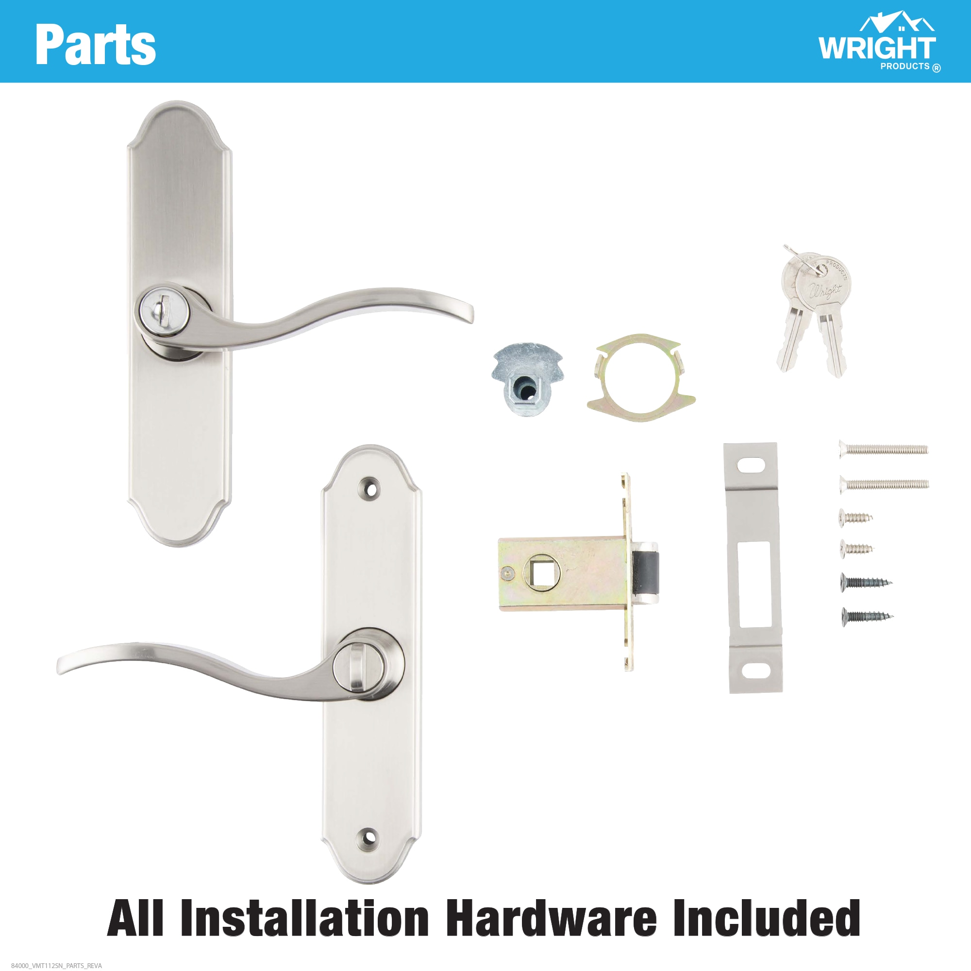 WRIGHT PRODUCTS VMT112SN Screen-Storm-Door-Handles - View #3