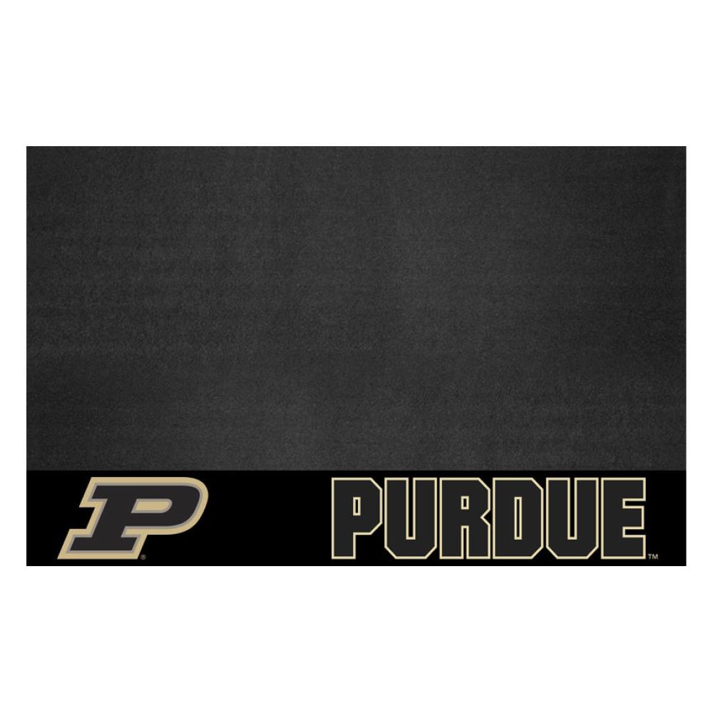 FANMATS 18279 Purdue Boilermakers NCAA Grill Mat Black Vinyl Rectangular Grill Mat