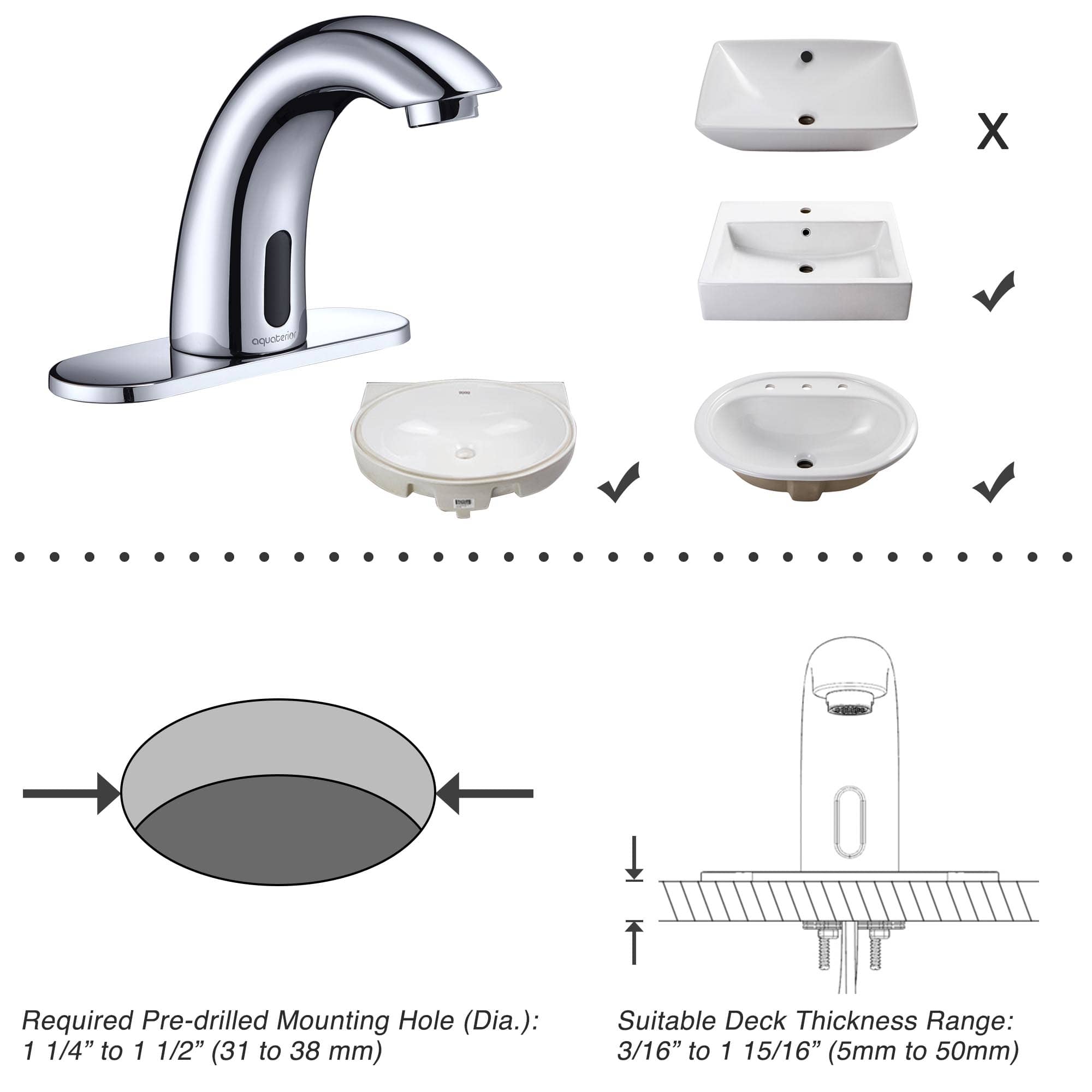 Yescom 80PSKSET025-F-CHR-LO Lavatory-Faucets - View #4