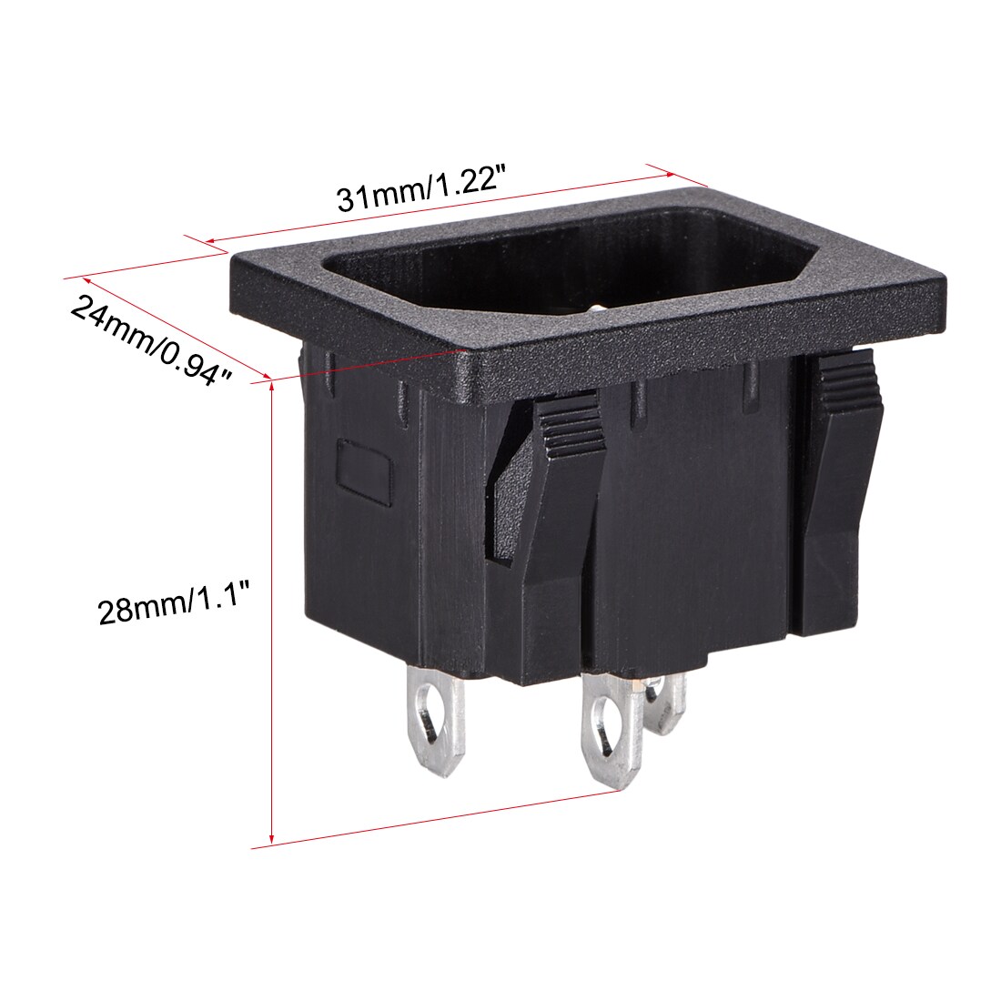 Unique Bargains S26041400UX4056 receptacles - View #2