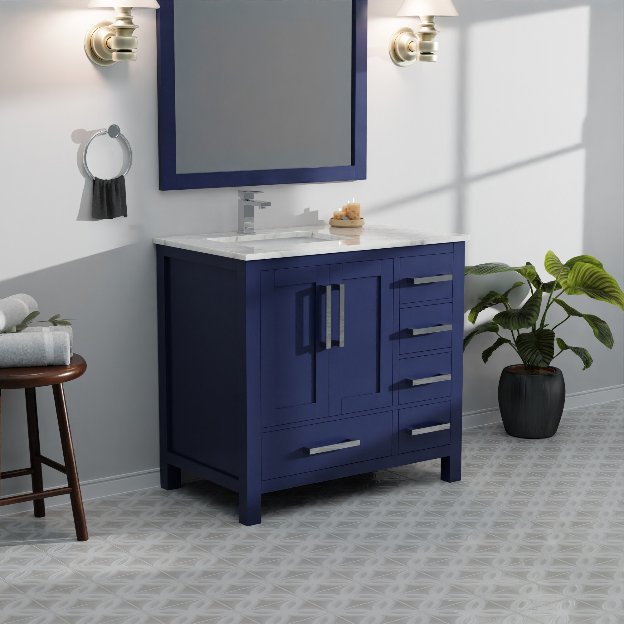 Lexora LJ342236SEDSM34FL Bath-Vanity-Combo - View #15