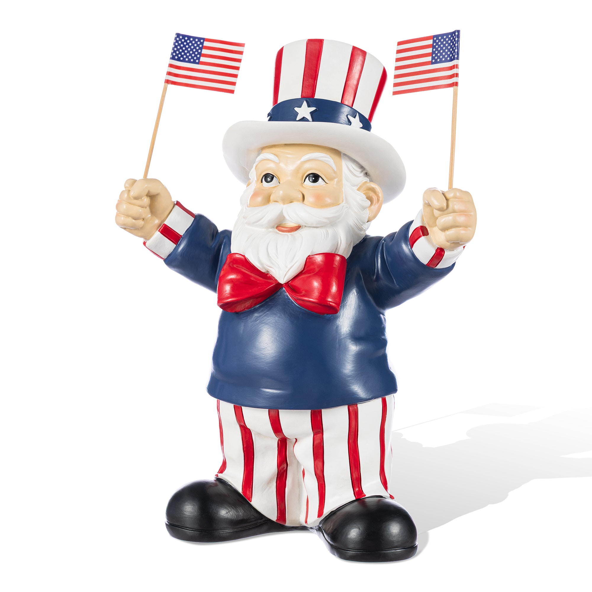 Glitzhome 9-in H Fourth of July Tabletop decoration