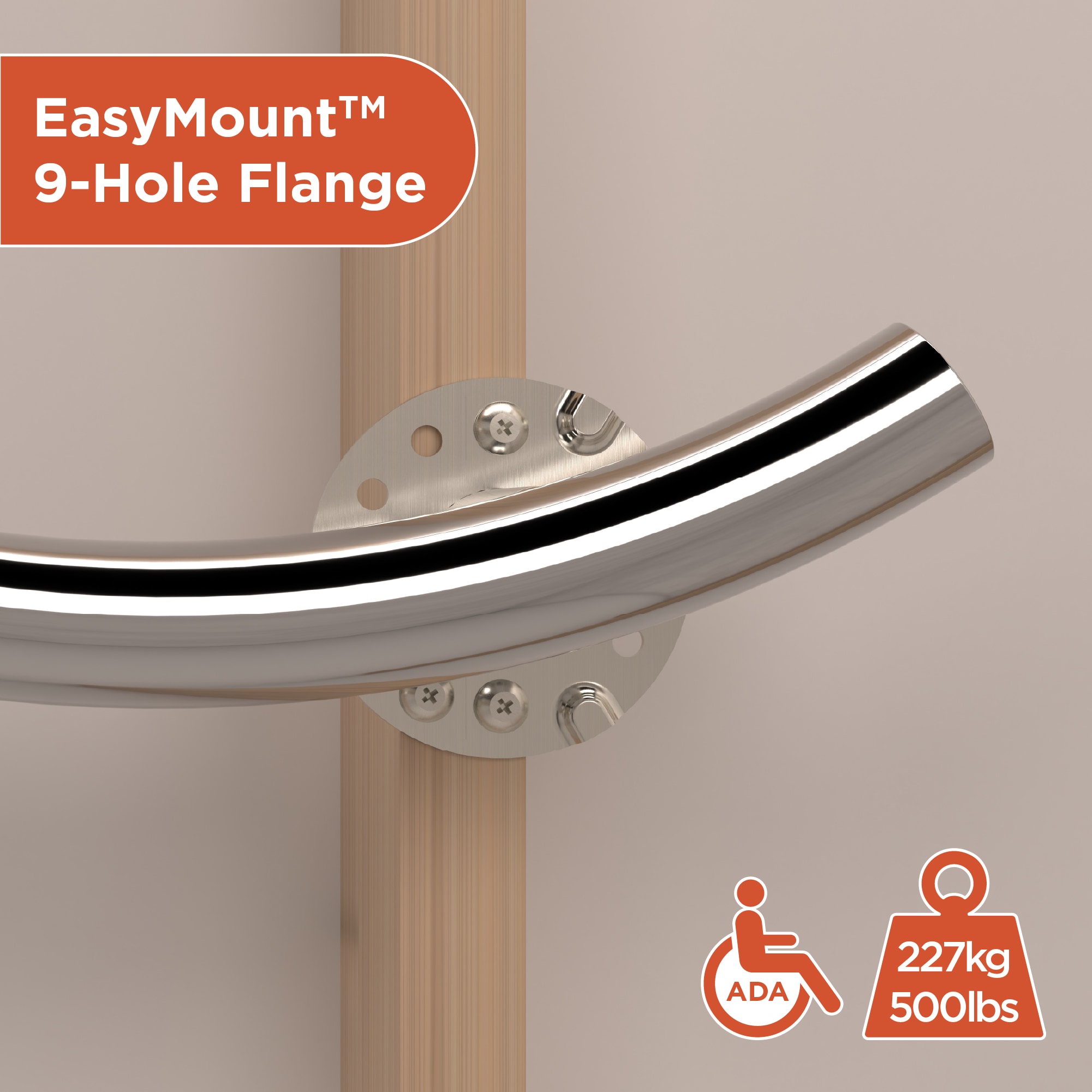 HealthCraft WGB-18-LR-CP Grab-Bars - View #5