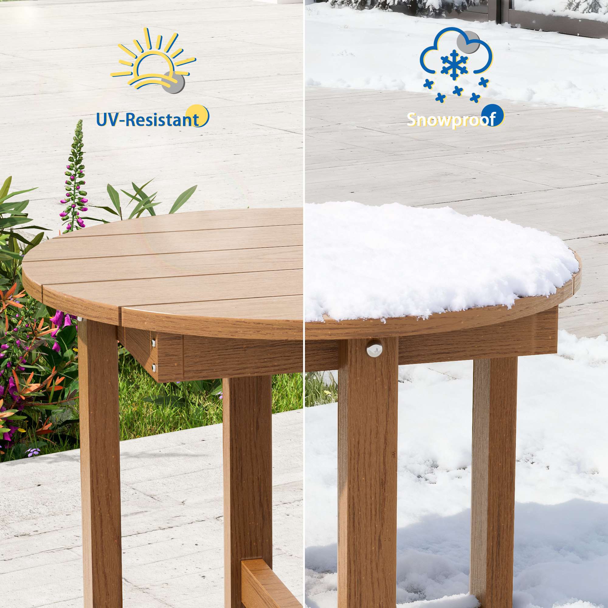 Aok Garden LWP-PST-28-TK Patio-Tables - View #3