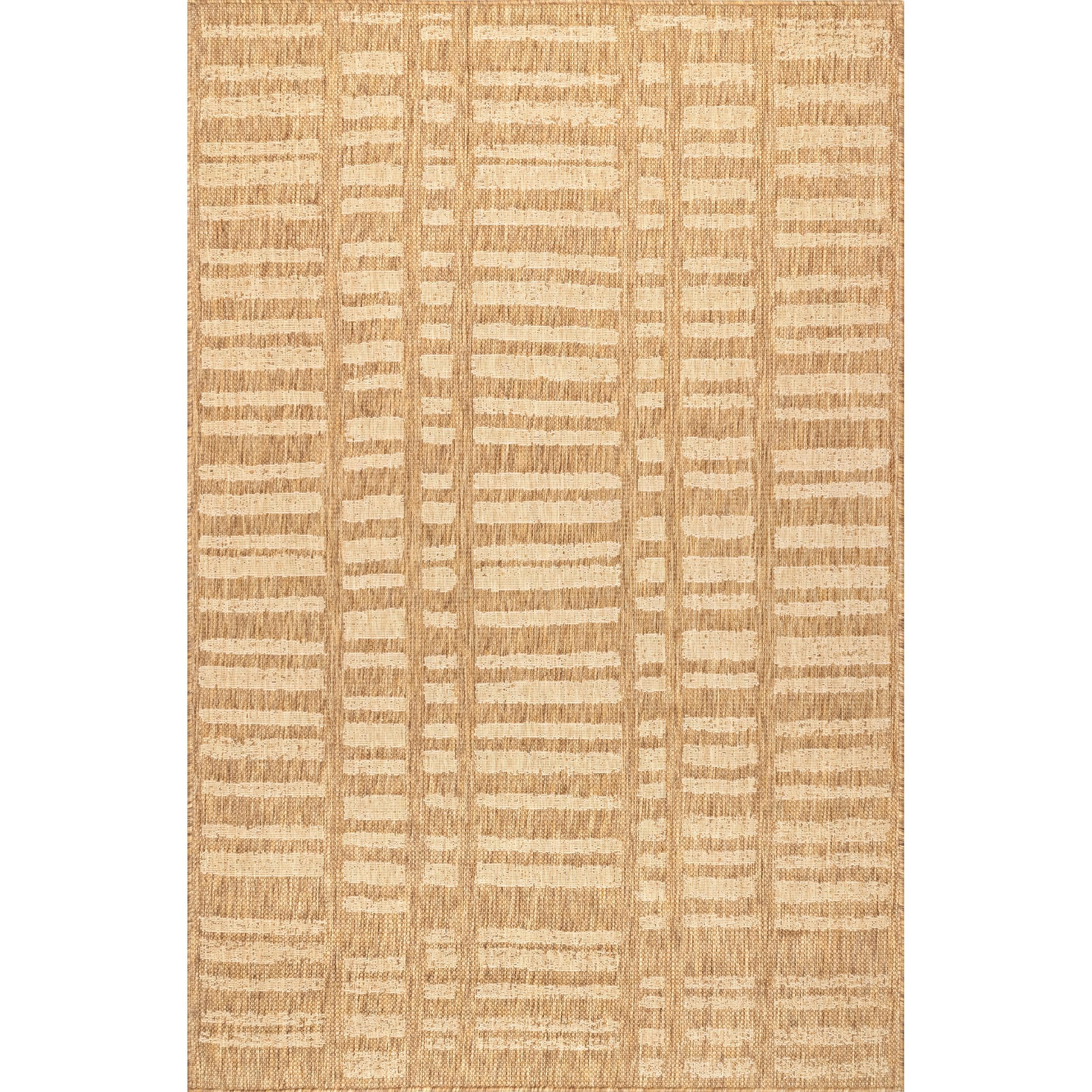 nuLOOM GBCB38A-208 Cabana 2 x 8 (ft) Loomed Polypropylene Beige Rectangular Indoor/Outdoor Solid Runner rug
