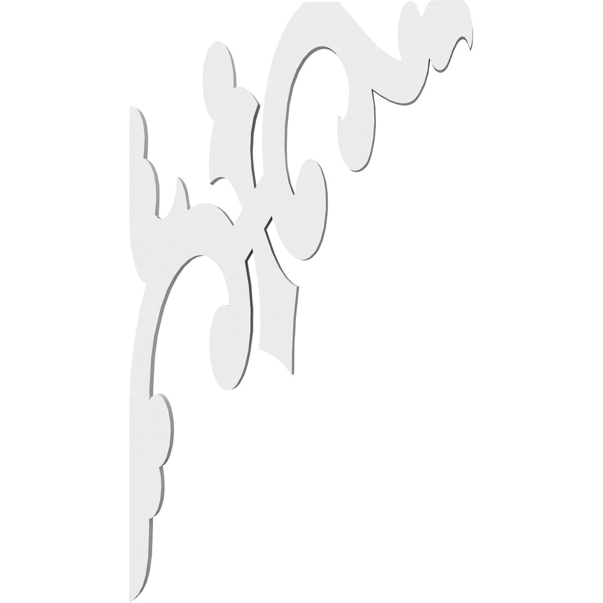 Ekena Millwork BKTP01X08X14MI Exterior-Brackets-Braces - View #3