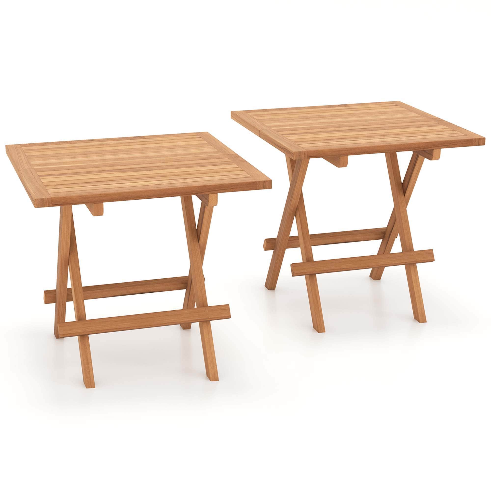 Costway LWS00017 Square Bistro Table 20-in W x 20-in L