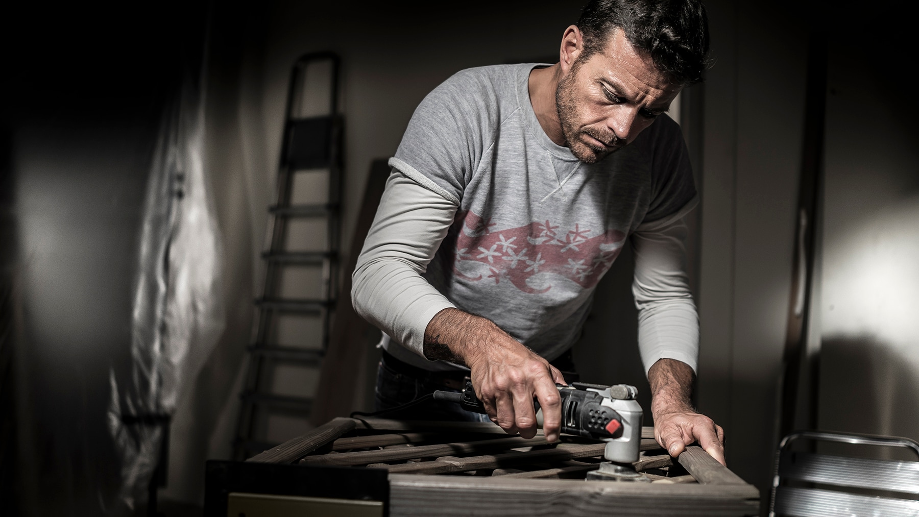 ROCKWELL Corded 4-Amp Variable 34-Piece Oscillating Multi-Tool Kit