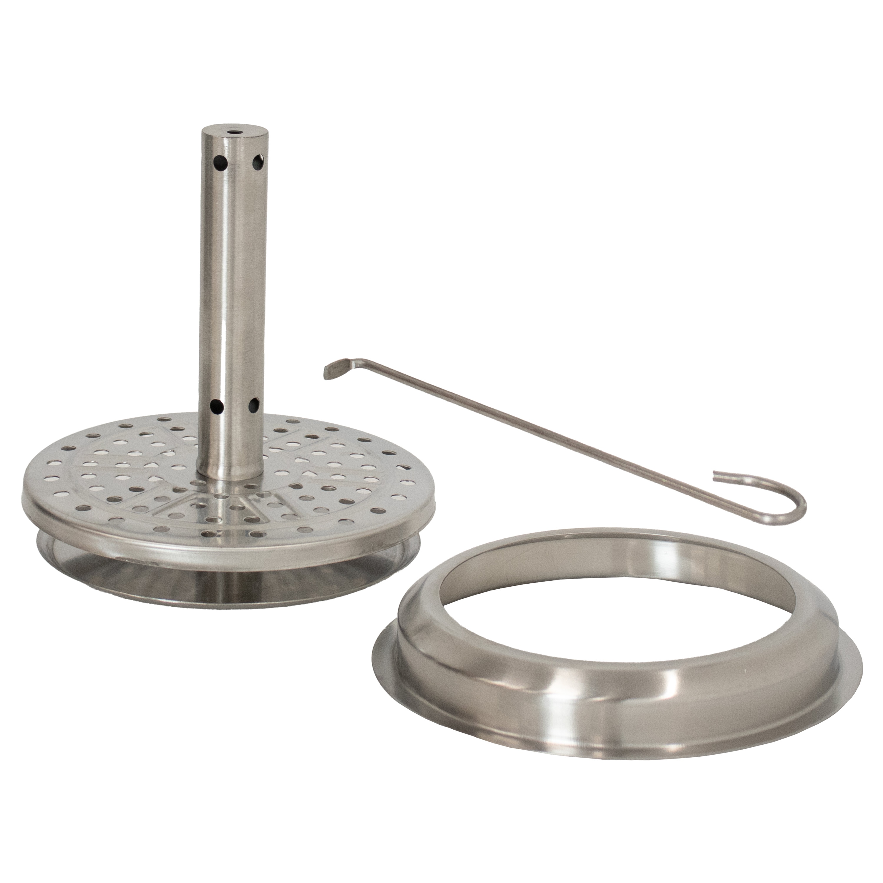 Compact Stainless Steel Smokeless Tabletop Fire Pit with Triple Burn Design