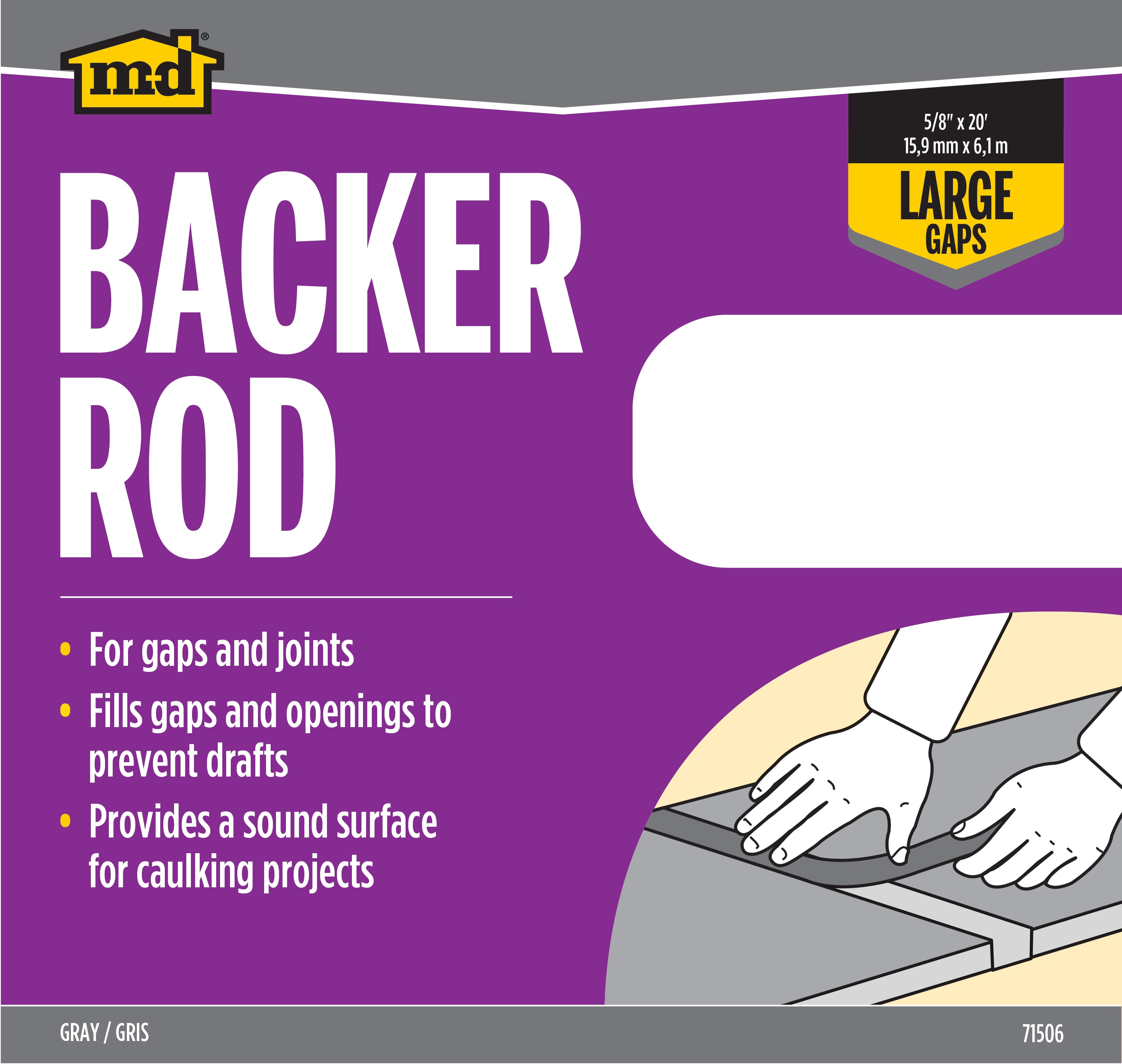 M-D 71506 Backer-Rods - View #9