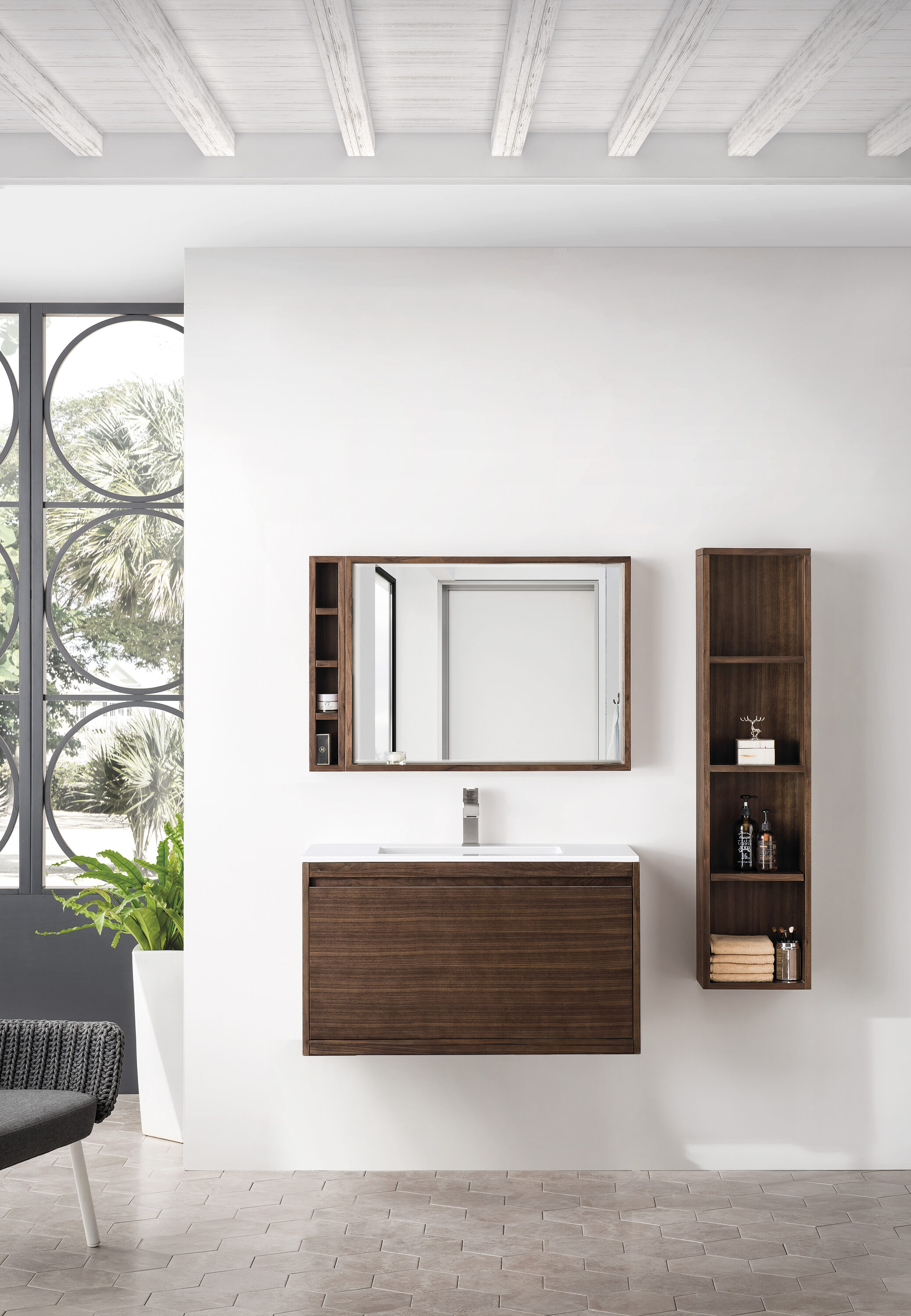 James Martin Vanities 805-V35.4-WLT-GW Bath-Vanity-Combo - View #2