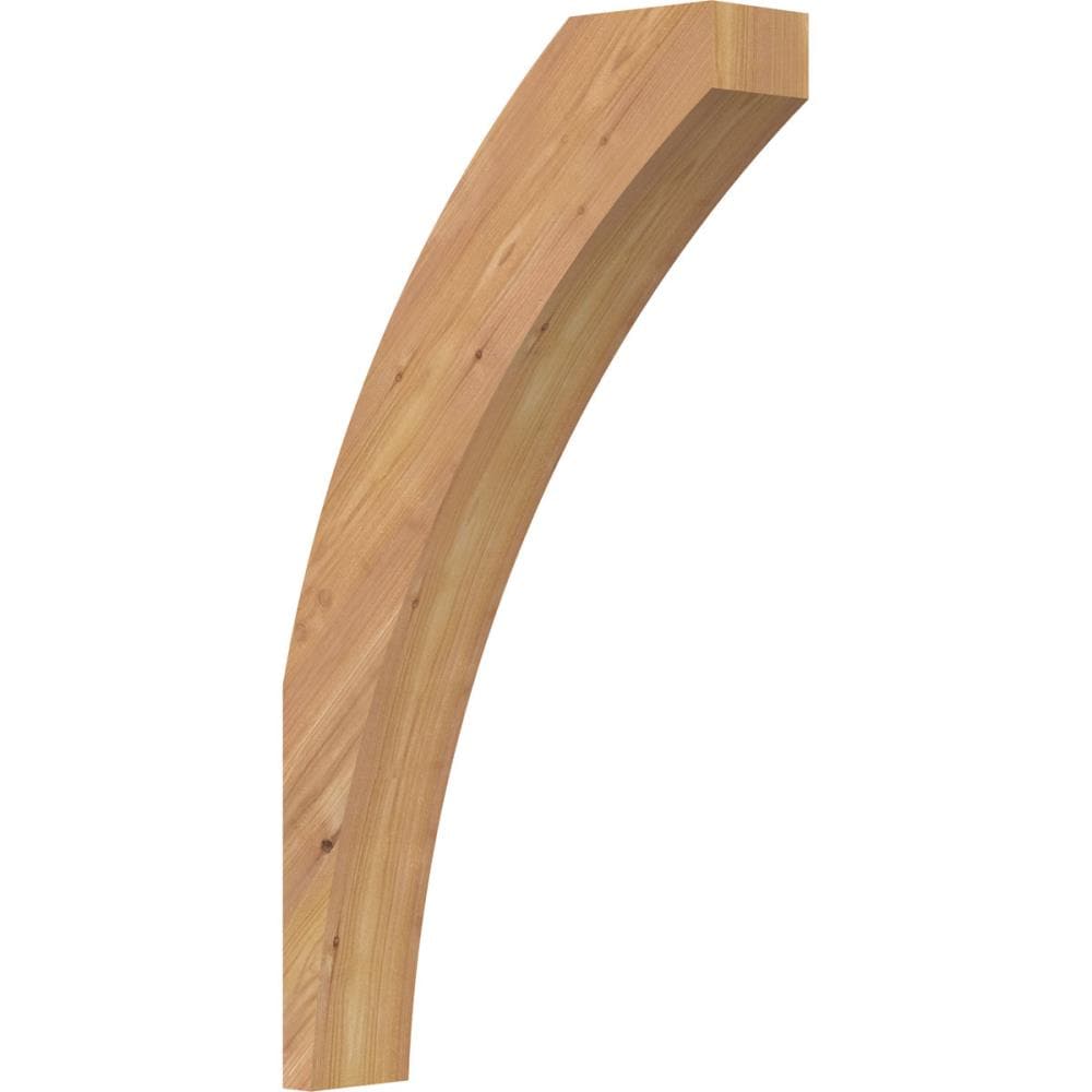 Ekena Millwork BRC04X14X26THR00SWR 3-1/2-in x 14-in x 26-in Western Red Cedar Unfinished Wood Thorton Smooth