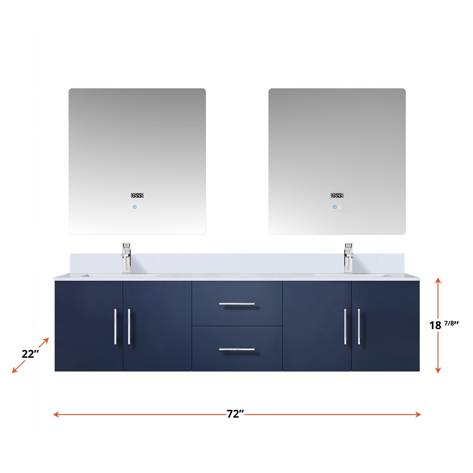 Lexora LVG72DE311 Bath-Vanity-Combo - View #4