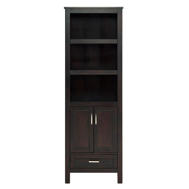 Durham 24-in W x 72-in H x 18-in D White Oak MDF Freestanding Linen Cabinet Durham 24-in W x 72-in H x 18-in D White Oak MDF Freestanding Linen Cabinet