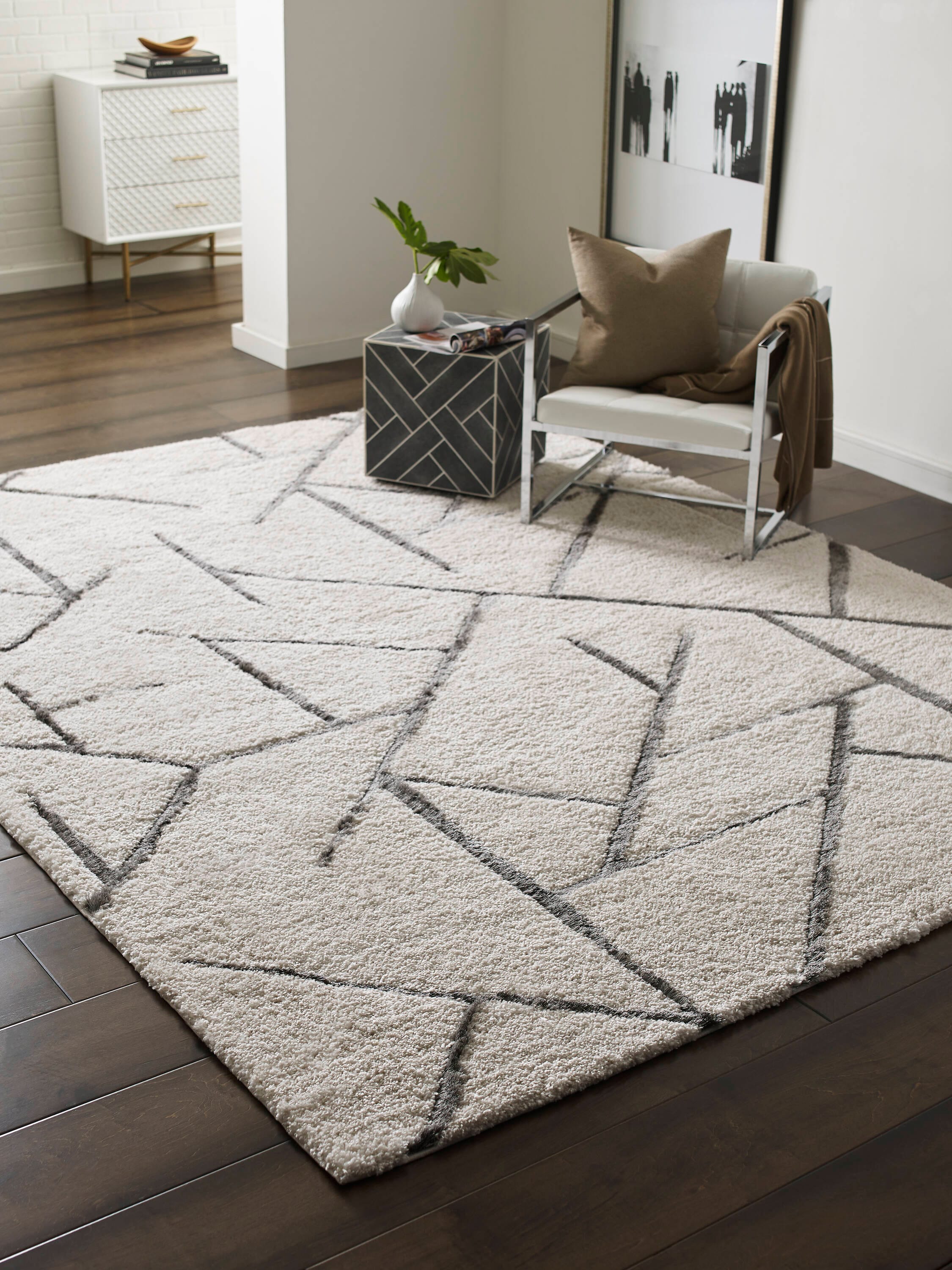 Origin 21 Taupe Shade 8 x 10 Taupe Indoor Area Rug in the Rugs department  at