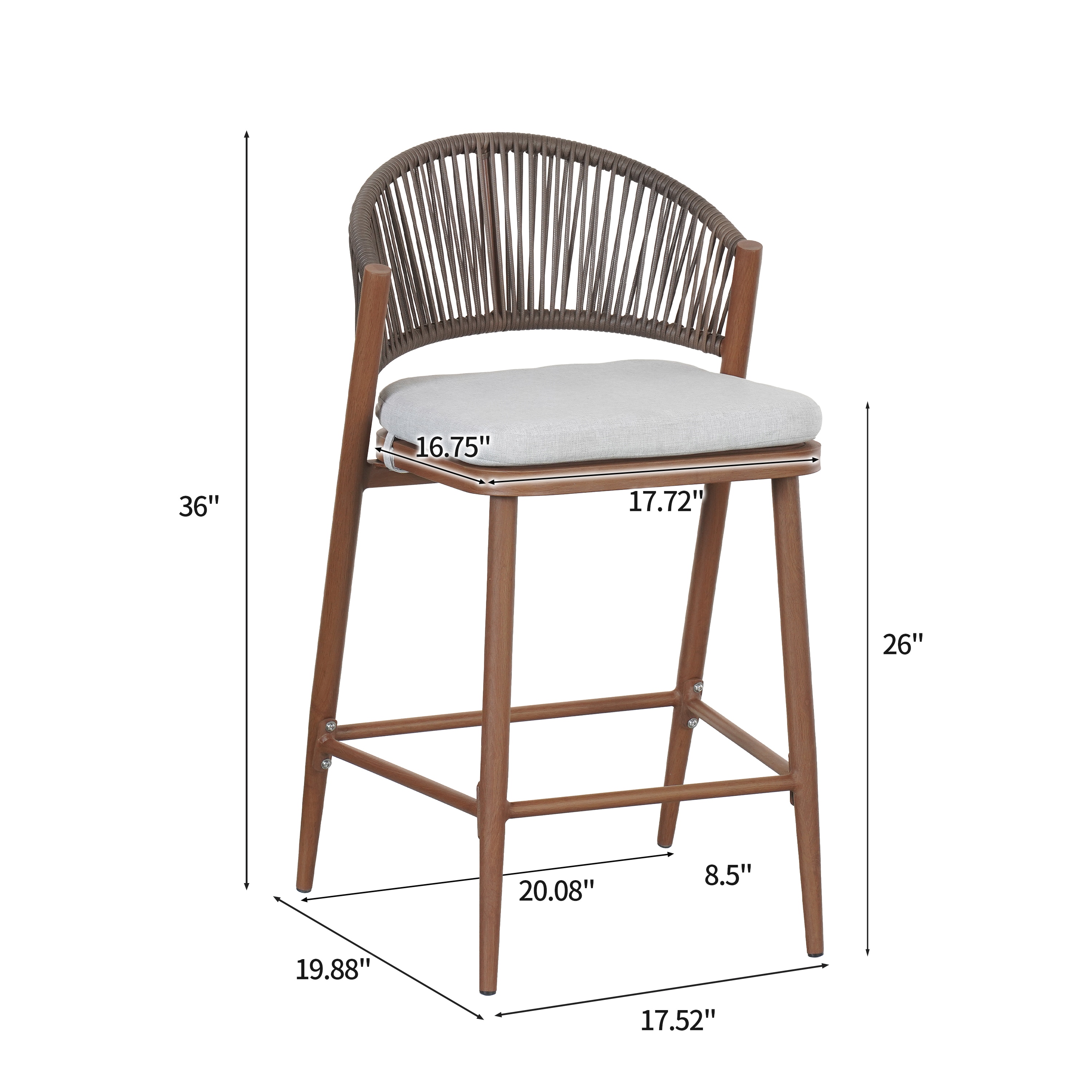 KTMBDW N772P245123T Patio-Chairs - View #3