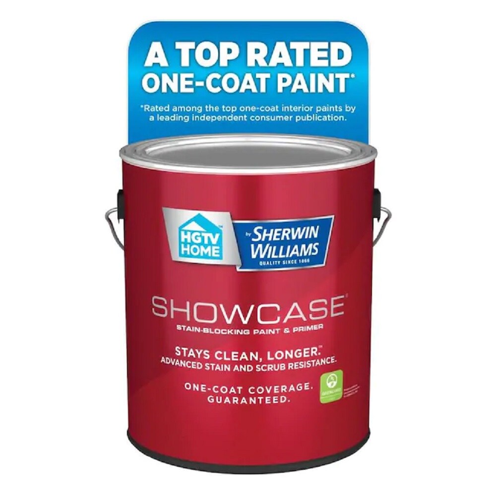 HGTV HOME by Sherwin-Williams Semi-gloss Ultra White Enamel Tintable Latex  Interior Paint + Primer (1-Gallon) at