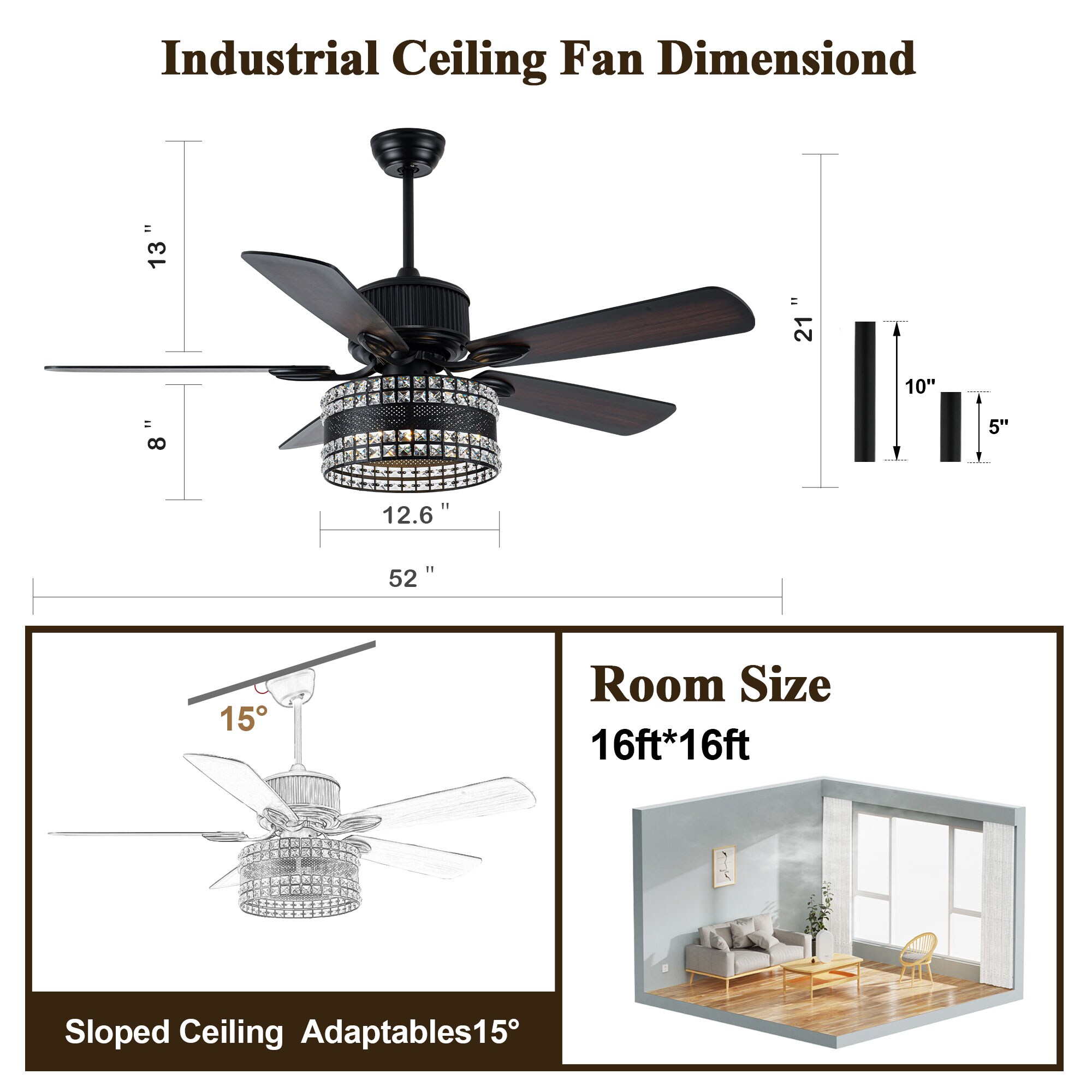 Bella Depot BCD2069 Ceiling-Fans - View #9