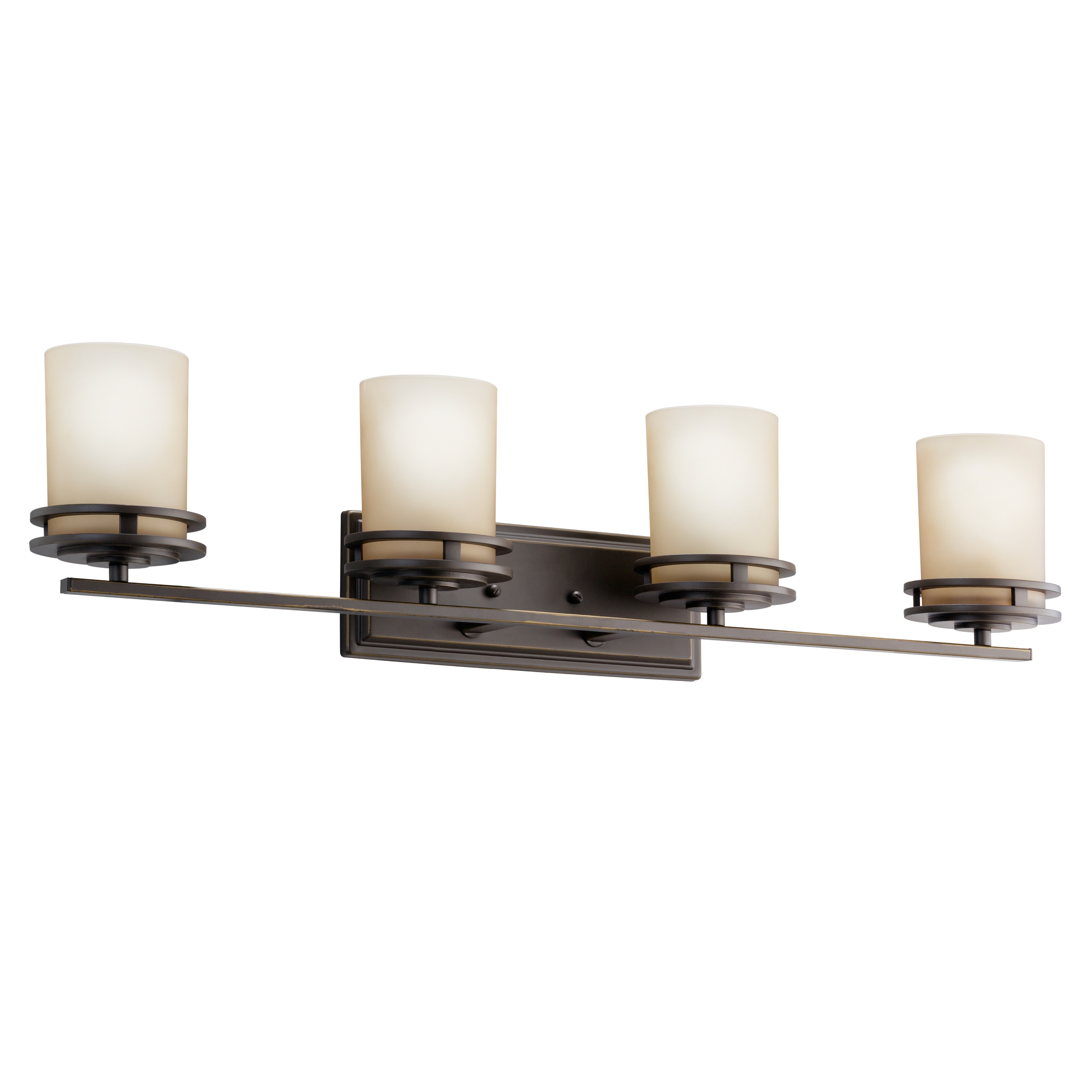 Kichler 5079OZ Hendrik 33.5-in 4 -Light Antique Bronze Modern/contemporary Vanity light