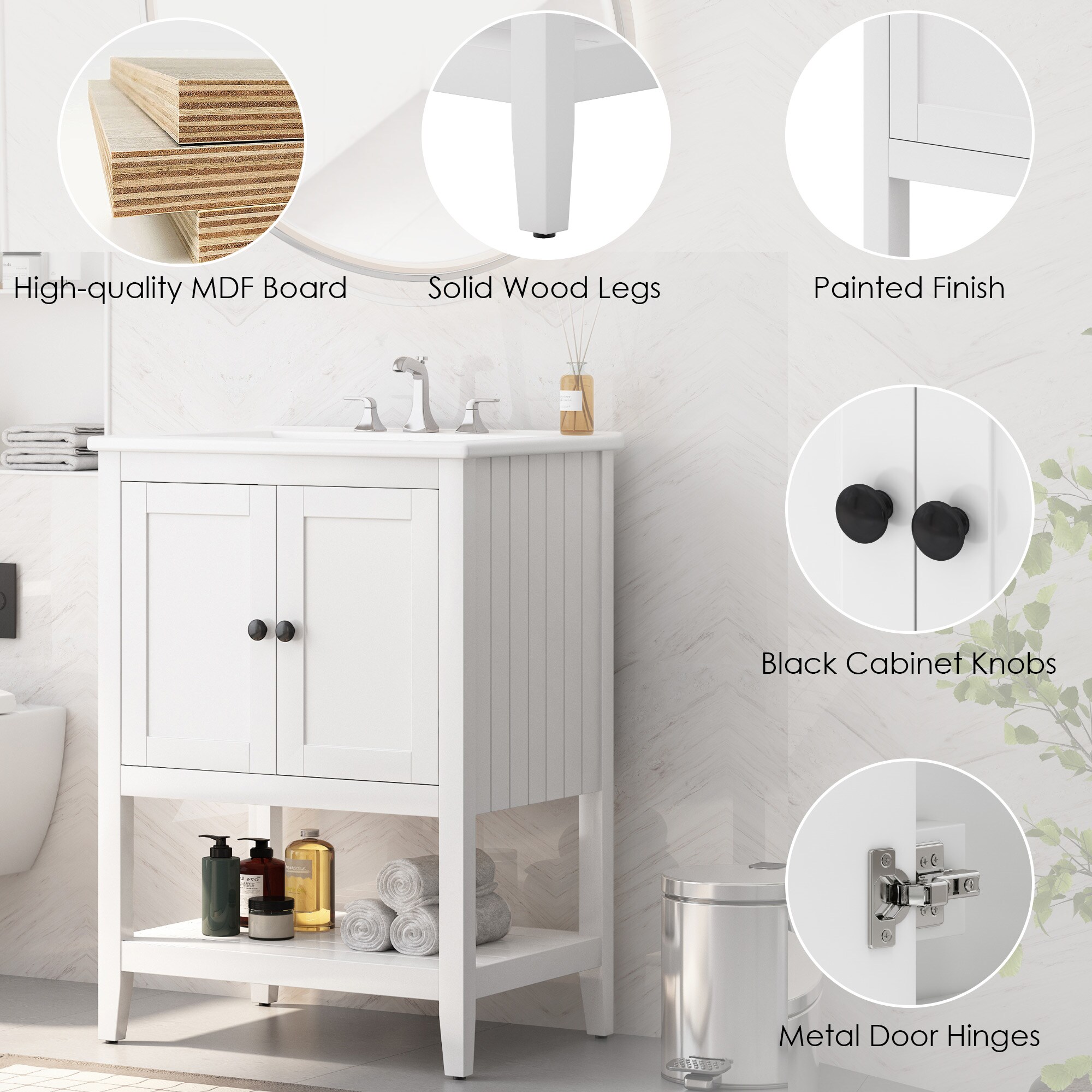 ModernLuxe L3P-N725P189823K Bath-Vanity-Combo - View #2