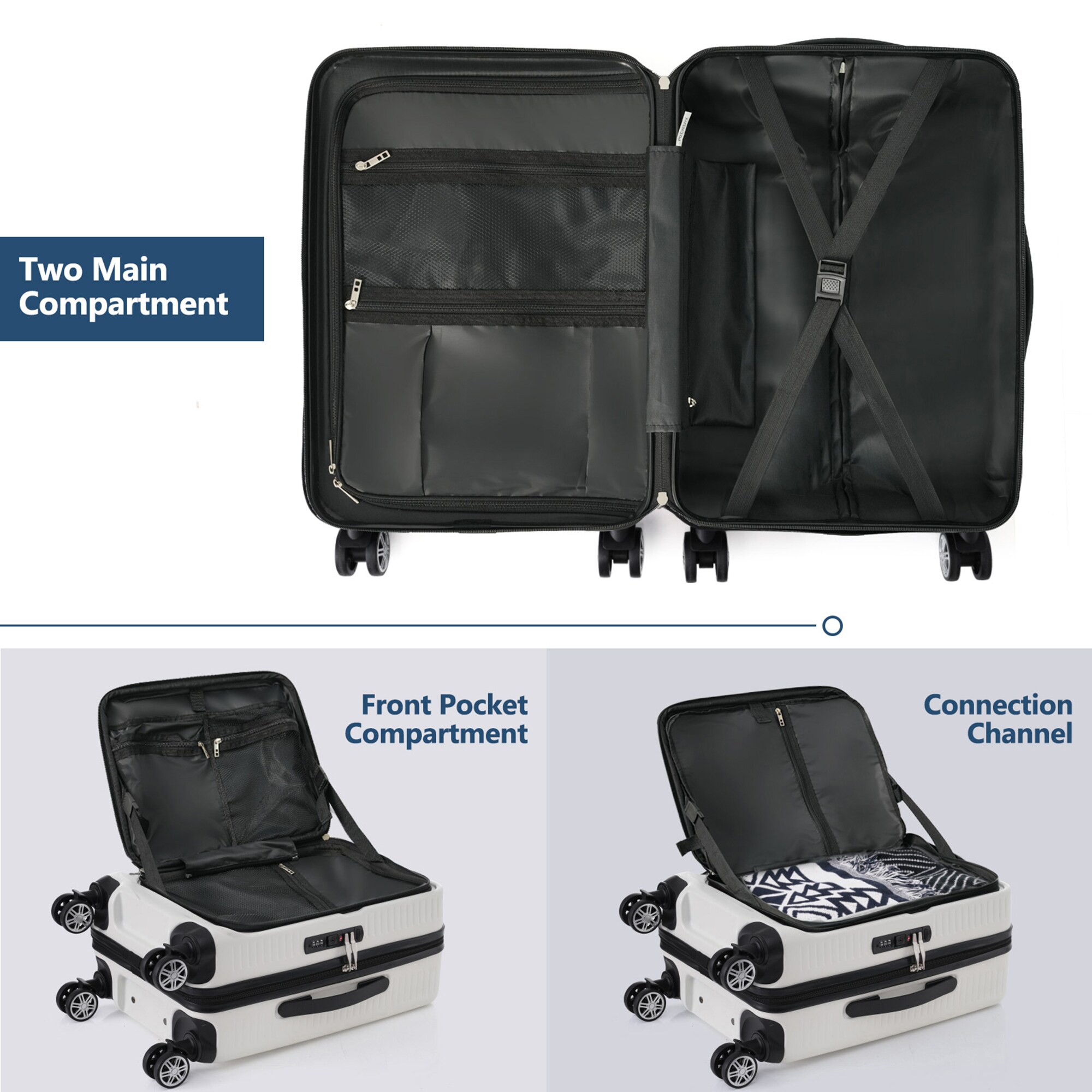 SINOFURN SYD9300001WT Luggage-And-Luggage-Sets - View #7