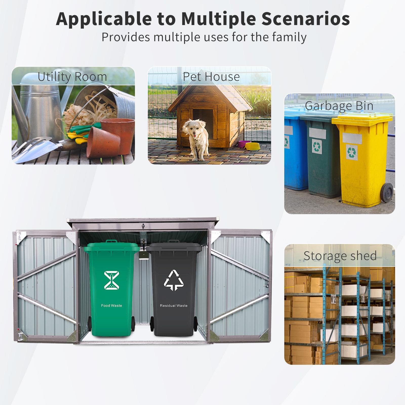Bayfeve BF-76425-SD Metal-Storage-Buildings-Sheds - View #5