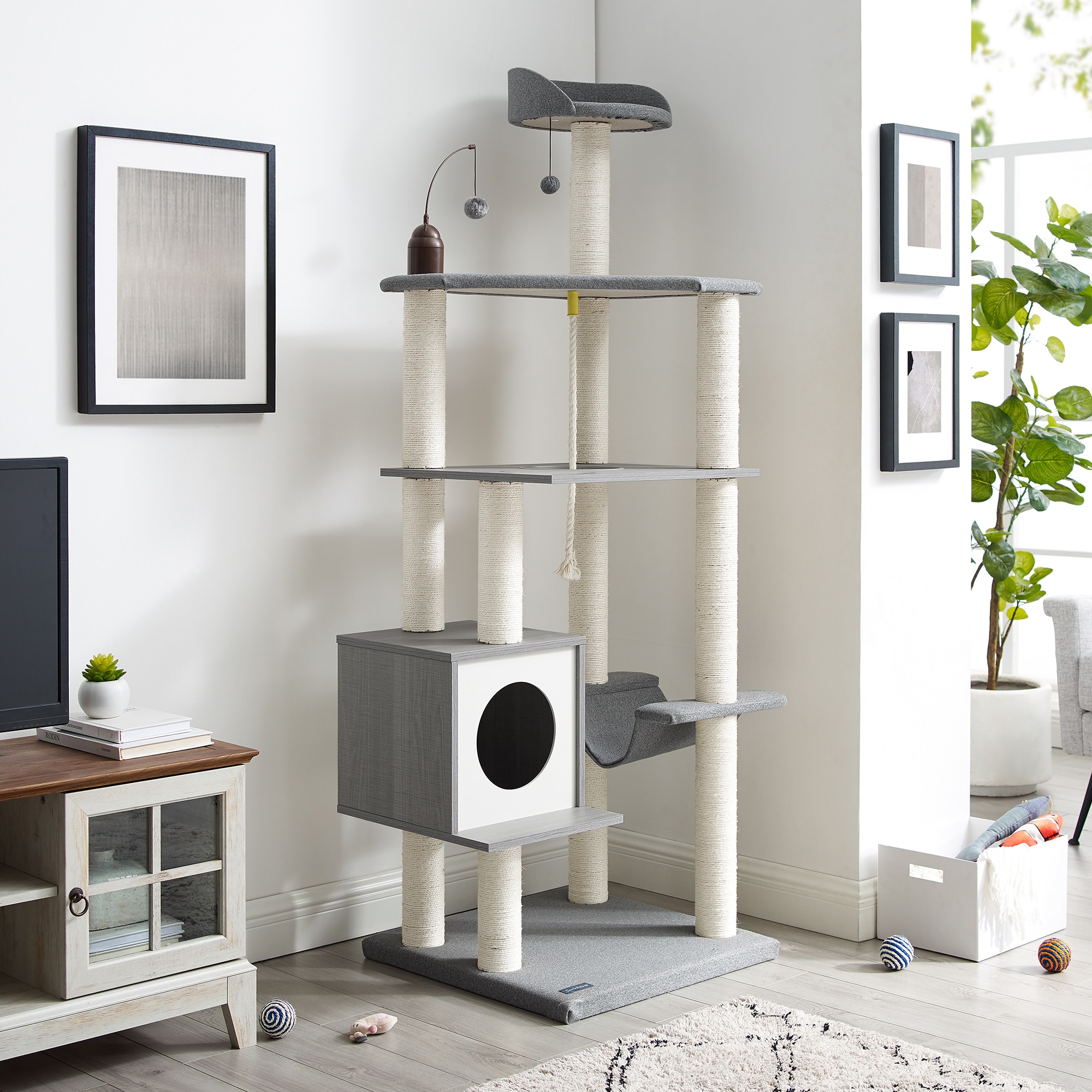 Sam's Pets SP-CT1269GY Cat-Trees - View #2