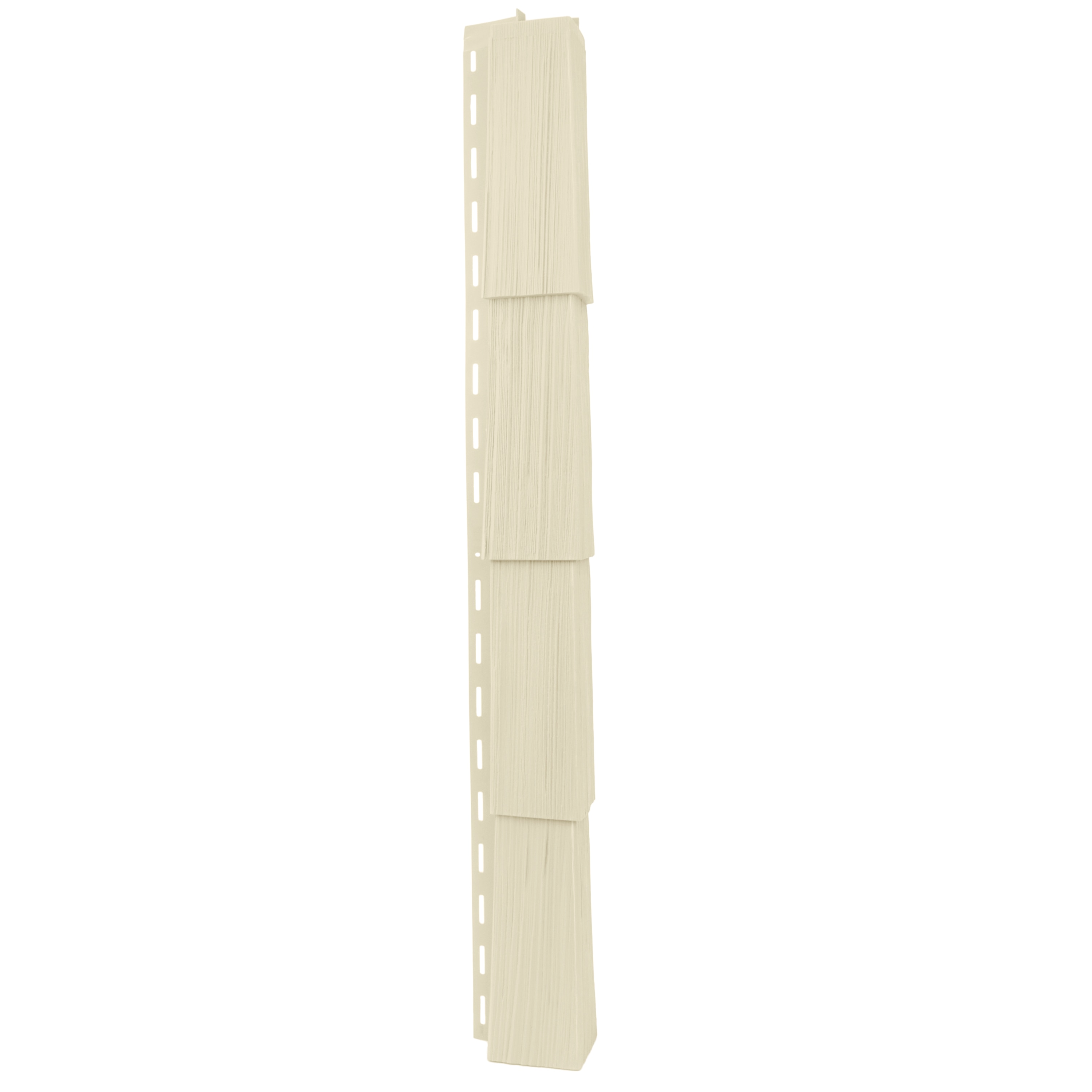 Georgia-Pacific 126489A Cream Outside Corner Post Vinyl Siding Trim 3.5-in x 38.5-in