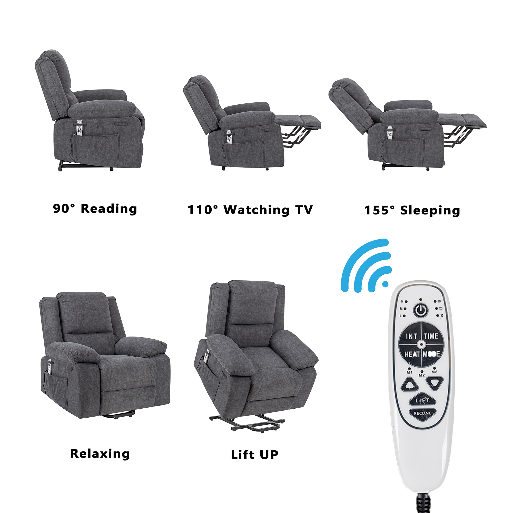 AAZJ NBC-CM64197CL recliners - View #7