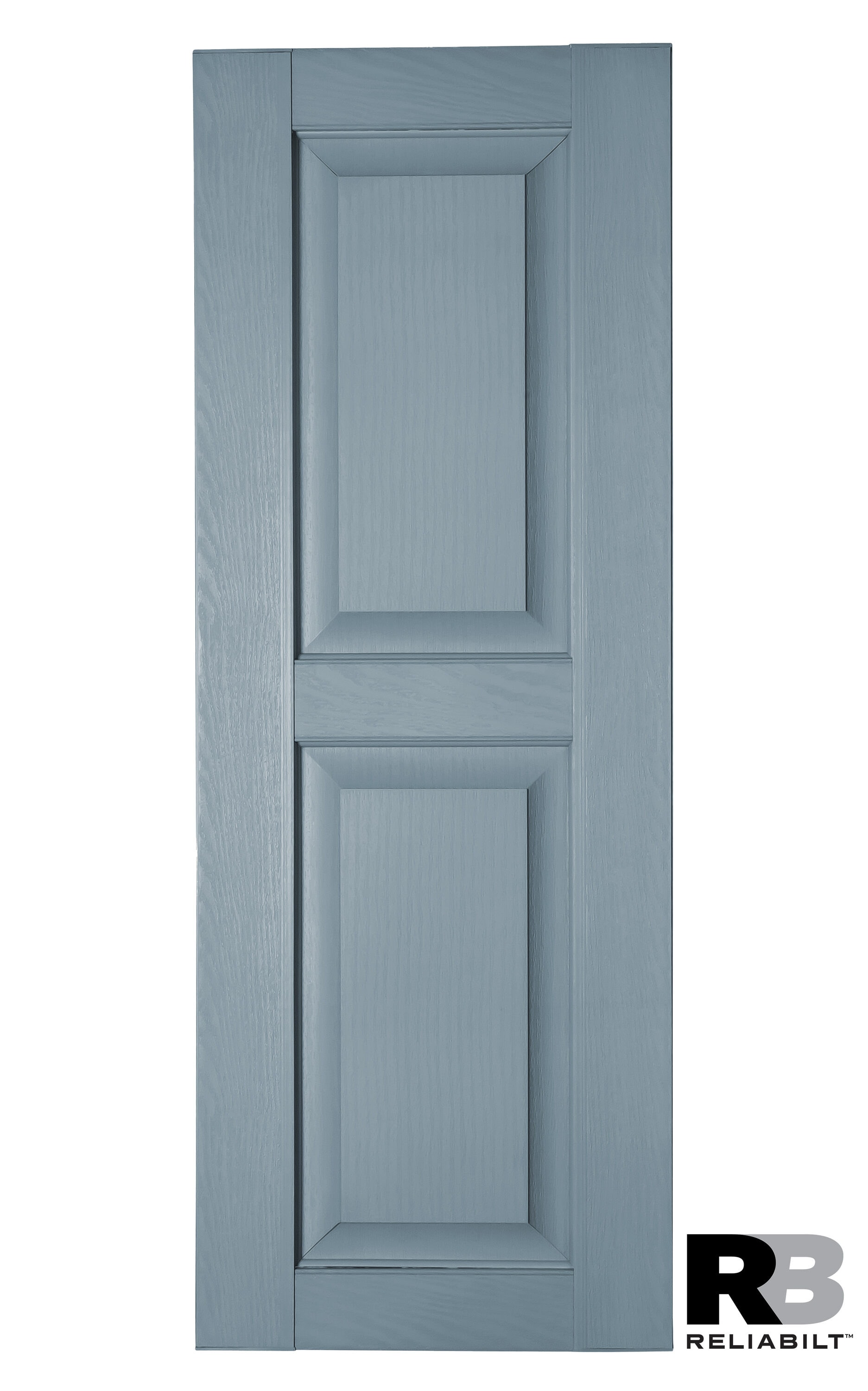 RELIABILT RP1851008 17.75-in W x 51-in H Colonial Blue Raised panel Polypropylene Exterior Shutters ( 2 -Pack )