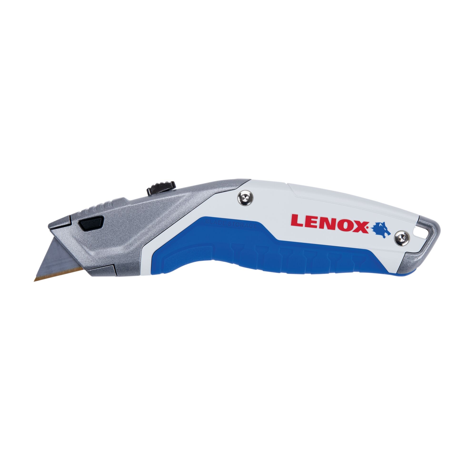 LENOX 3/4-in 3-Blade Retractable Box Cutter Utility Knife with On Tool  Blade Storage LXHT10599 at Lowes.com