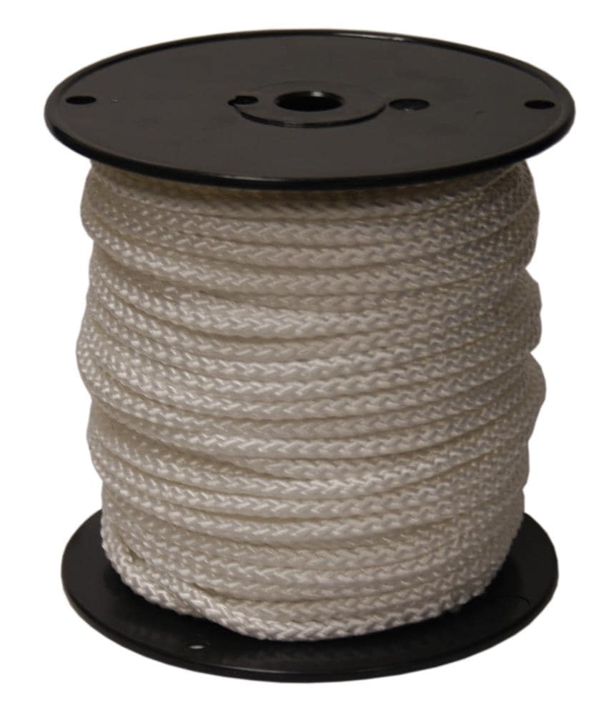T.W. Evans Cordage 0.125-in x 500-ft Braided Nylon Rope (By-the